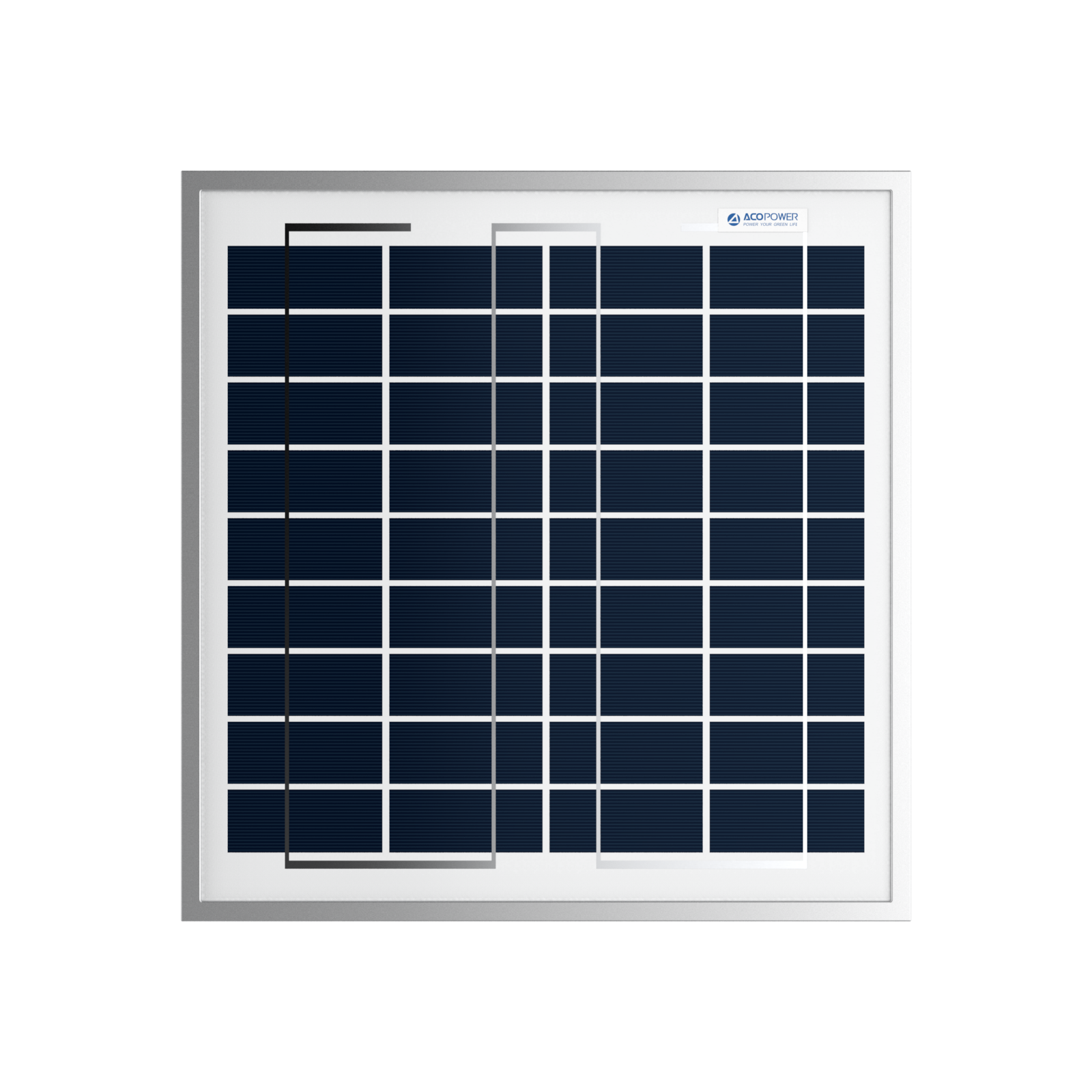 ACOPOWER 15 Watt 12 Volt Polycrystalline Solar Panel HY015-12P