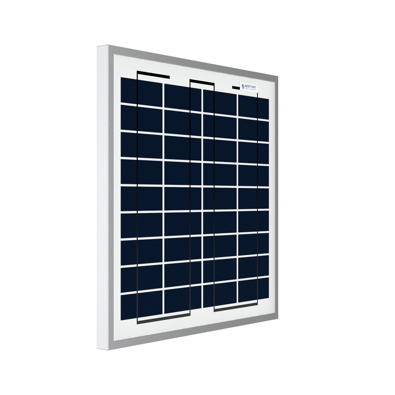 ACOPOWER 15 Watt 12 Volt Polycrystalline Solar Panel HY015-12P