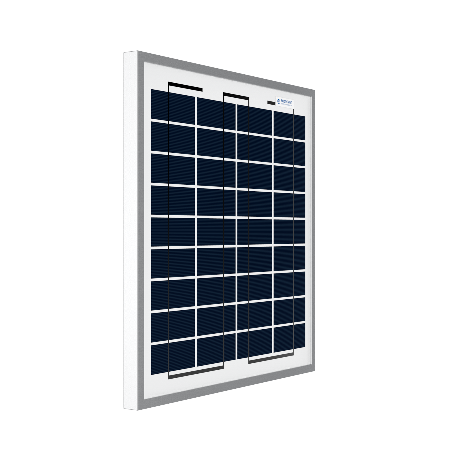ACOPOWER 15 Watt 12 Volt Polycrystalline Solar Panel HY015-12P