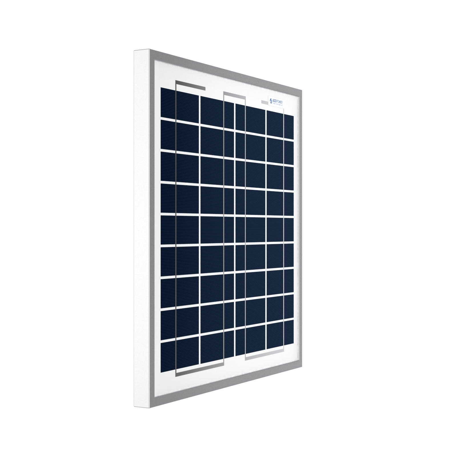 ACOPOWER 15 Watt 12 Volt Polycrystalline Solar Panel HY015-12P