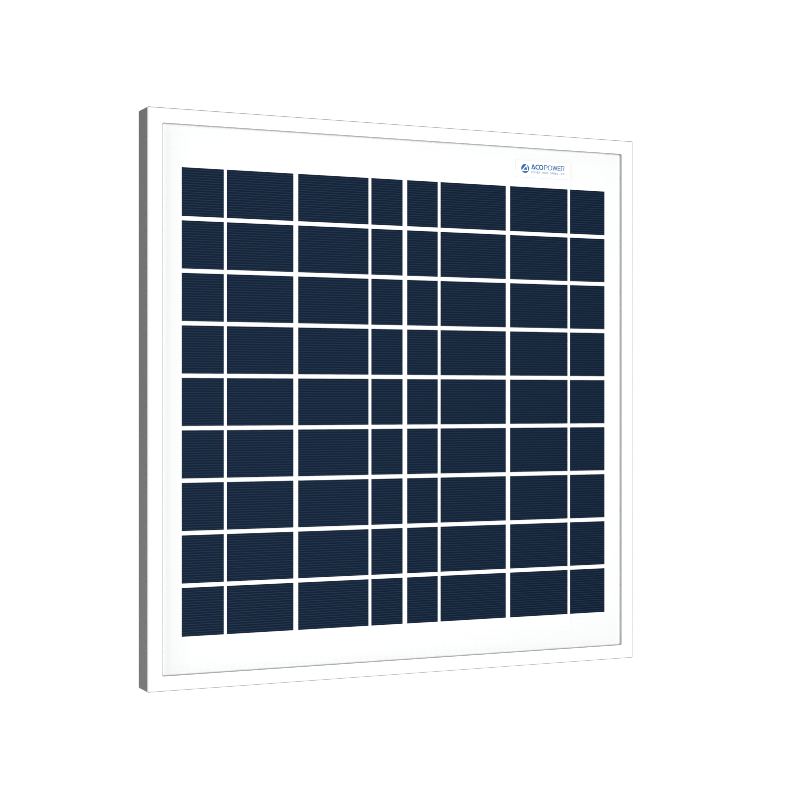 ACOPOWER 15 Watt 12 Volt Polycrystalline Solar Panel HY015-12P