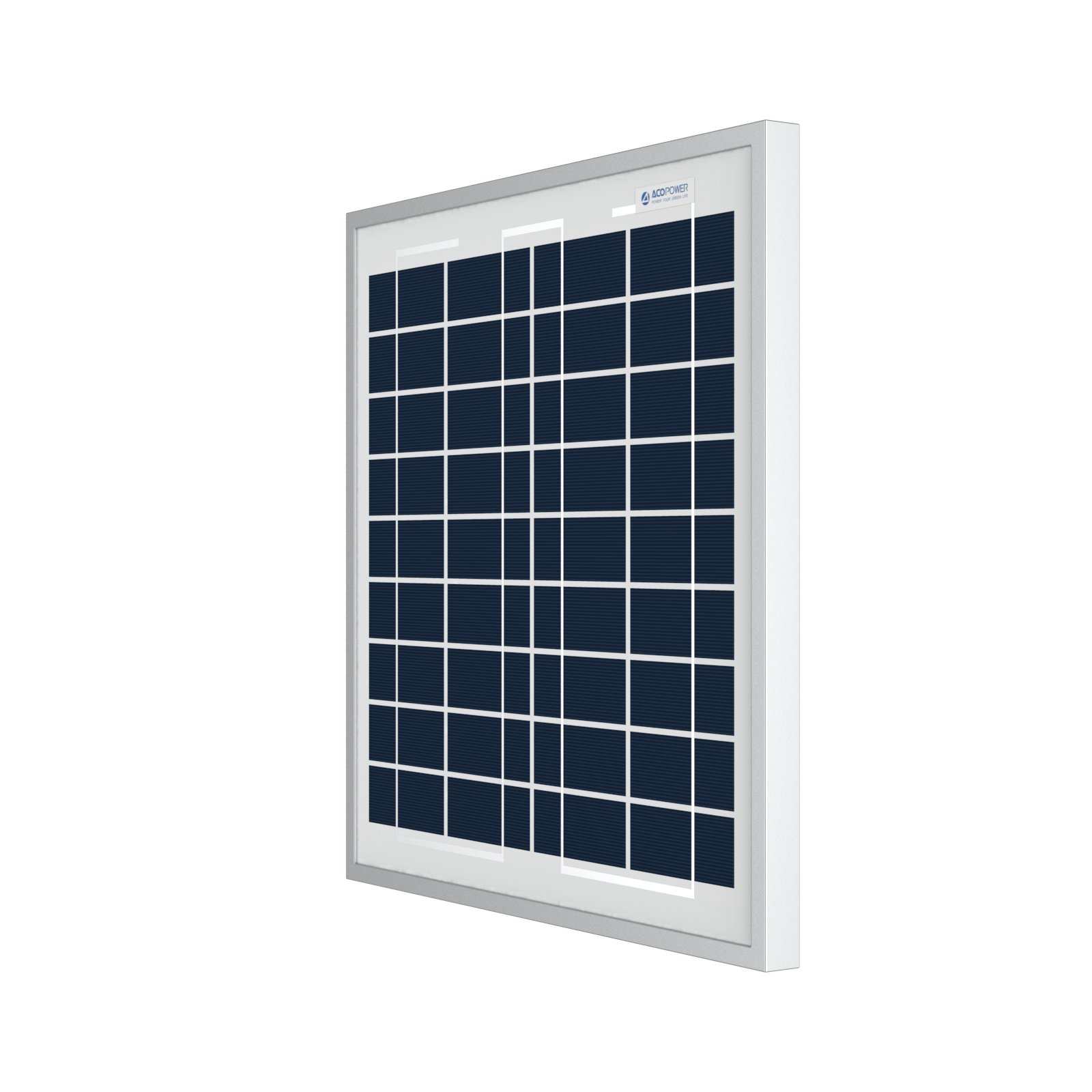 ACOPOWER 15 Watt 12 Volt Polycrystalline Solar Panel HY015-12P