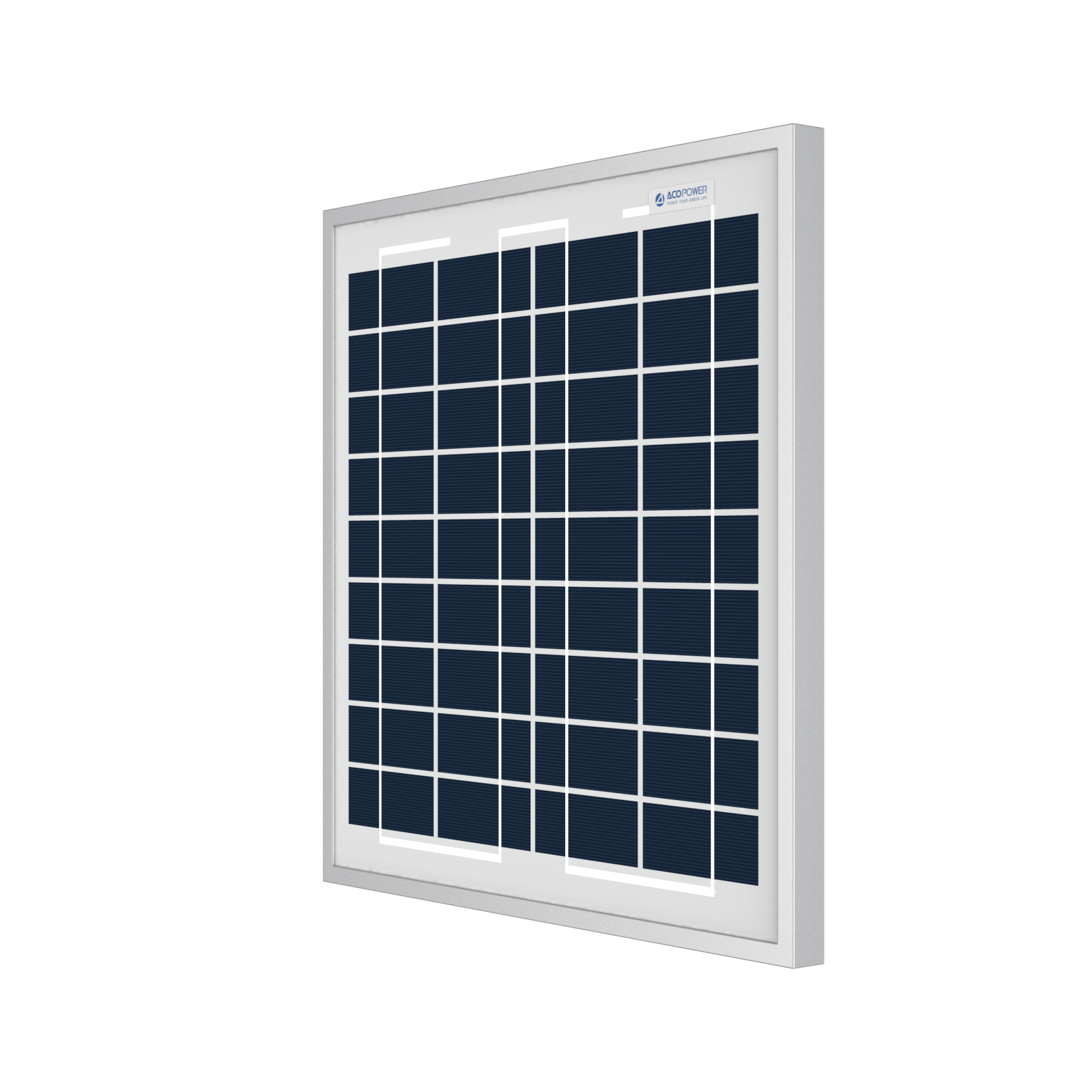 ACOPOWER 15 Watt 12 Volt Polycrystalline Solar Panel HY015-12P