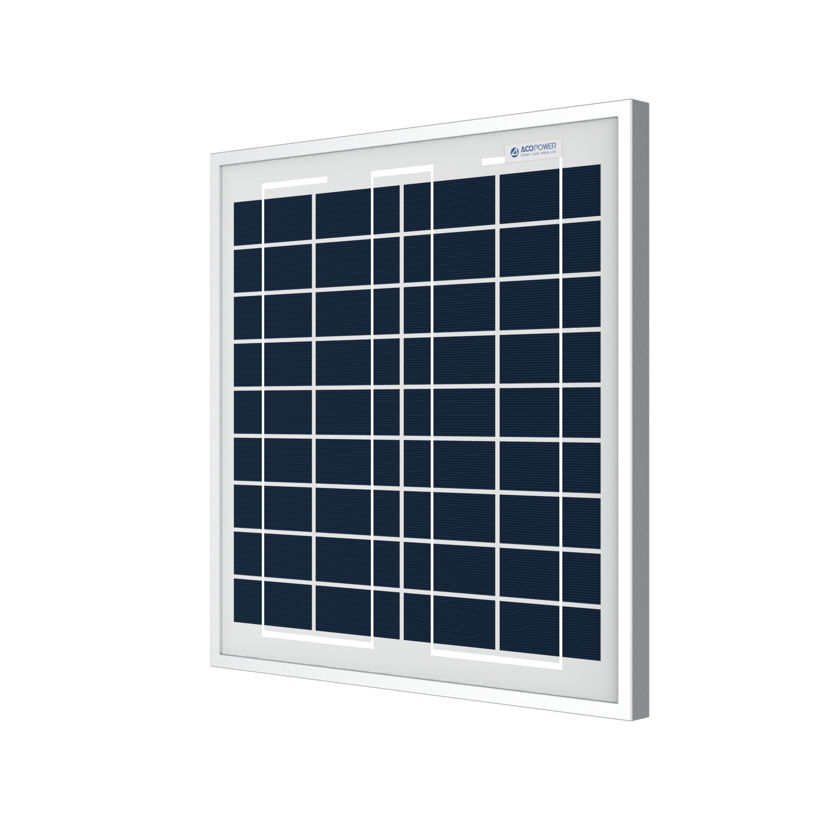 ACOPOWER 15 Watt 12 Volt Polycrystalline Solar Panel HY015-12P