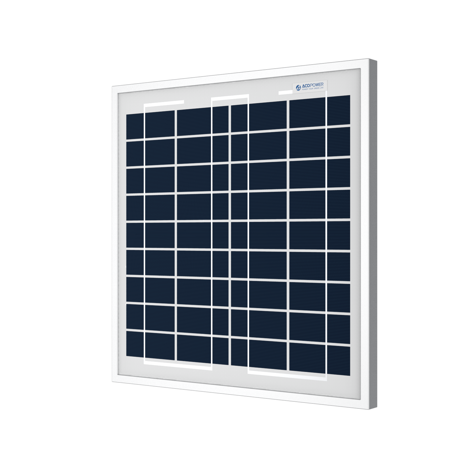 ACOPOWER 15 Watt 12 Volt Polycrystalline Solar Panel HY015-12P