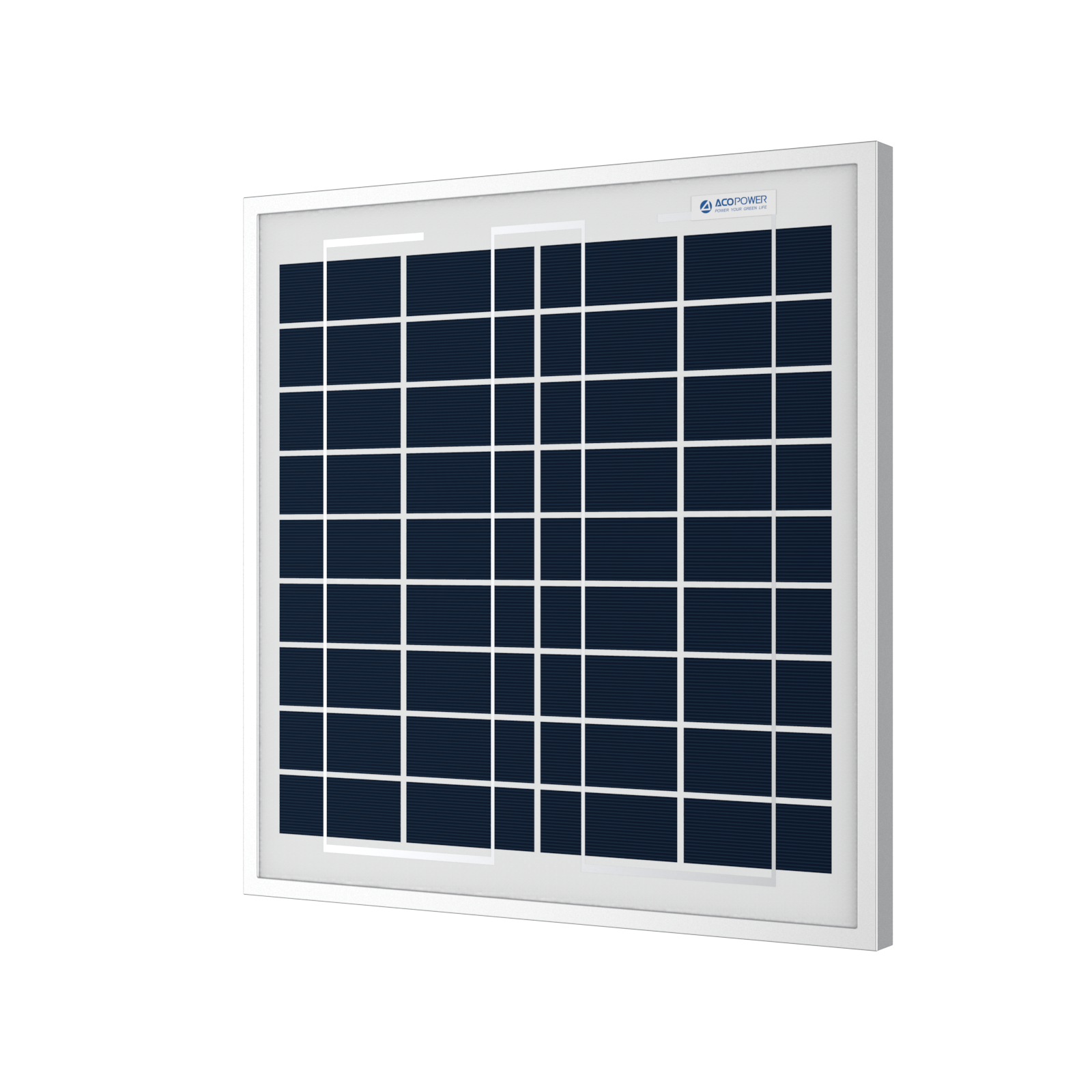 ACOPOWER 15 Watt 12 Volt Polycrystalline Solar Panel HY015-12P