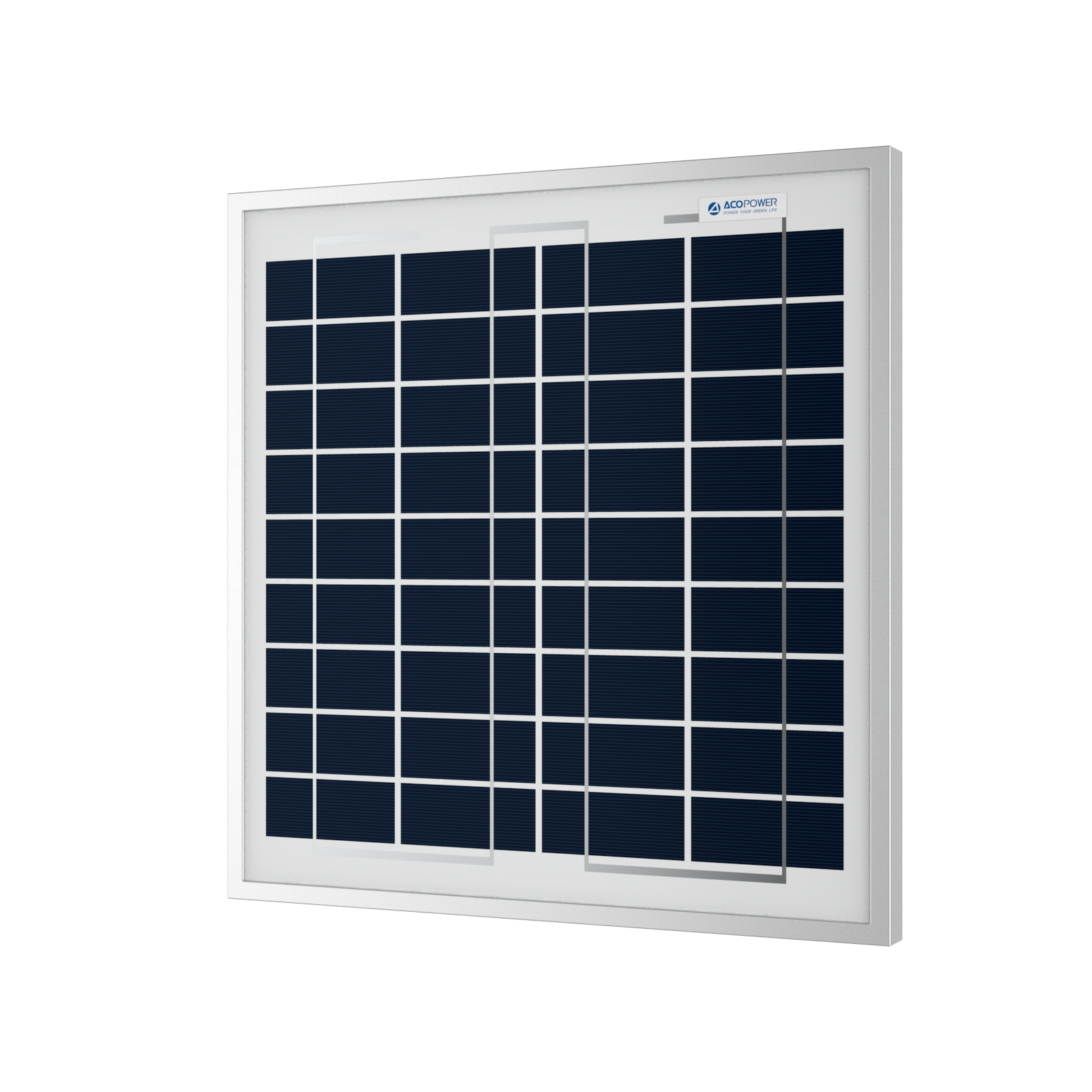 ACOPOWER 15 Watt 12 Volt Polycrystalline Solar Panel HY015-12P