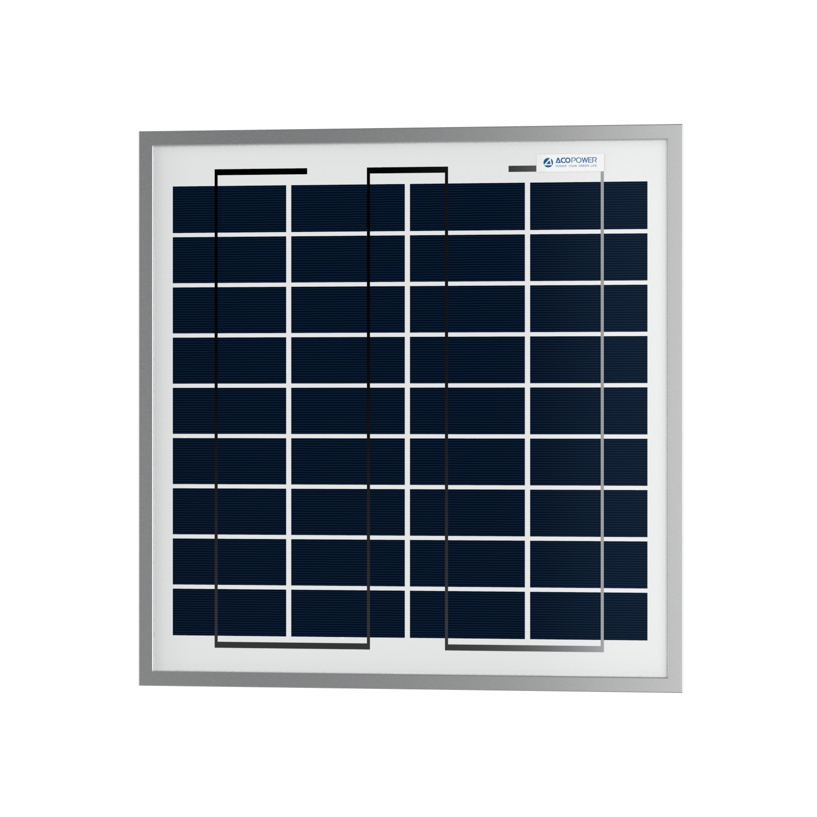 ACOPOWER 15 Watt 12 Volt Polycrystalline Solar Panel HY015-12P