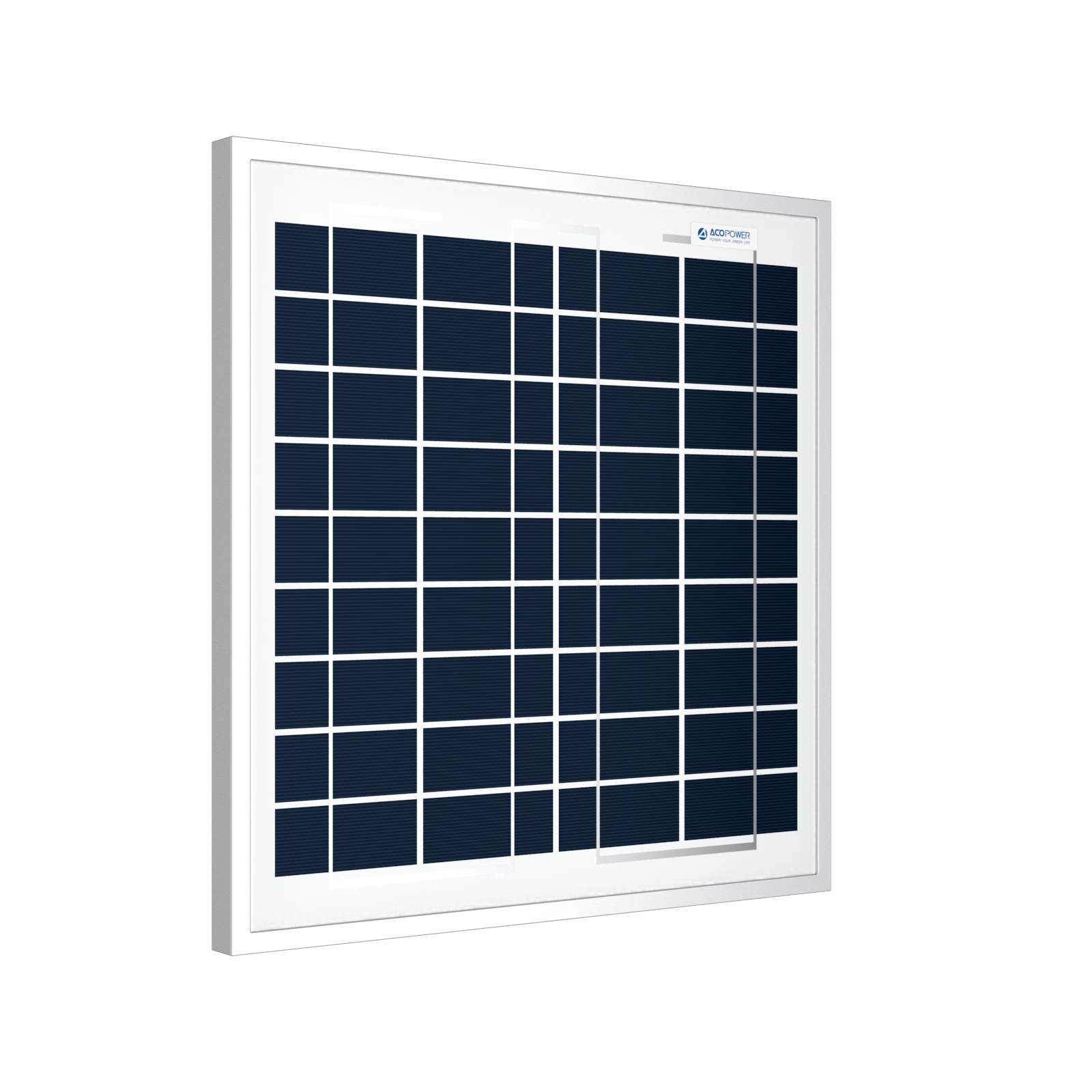 ACOPOWER 15 Watt 12 Volt Polycrystalline Solar Panel HY015-12P