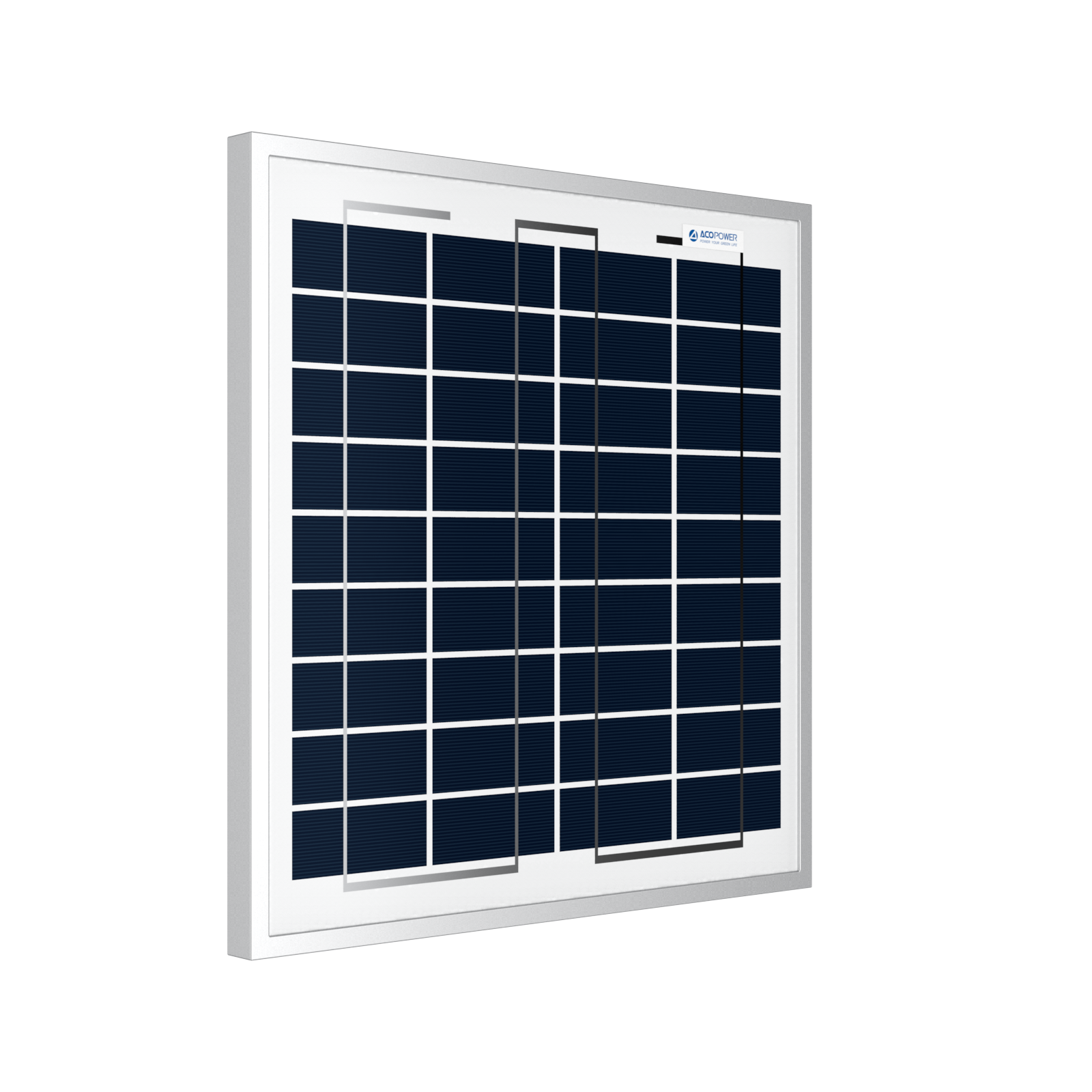 ACOPOWER 15 Watt 12 Volt Polycrystalline Solar Panel HY015-12P