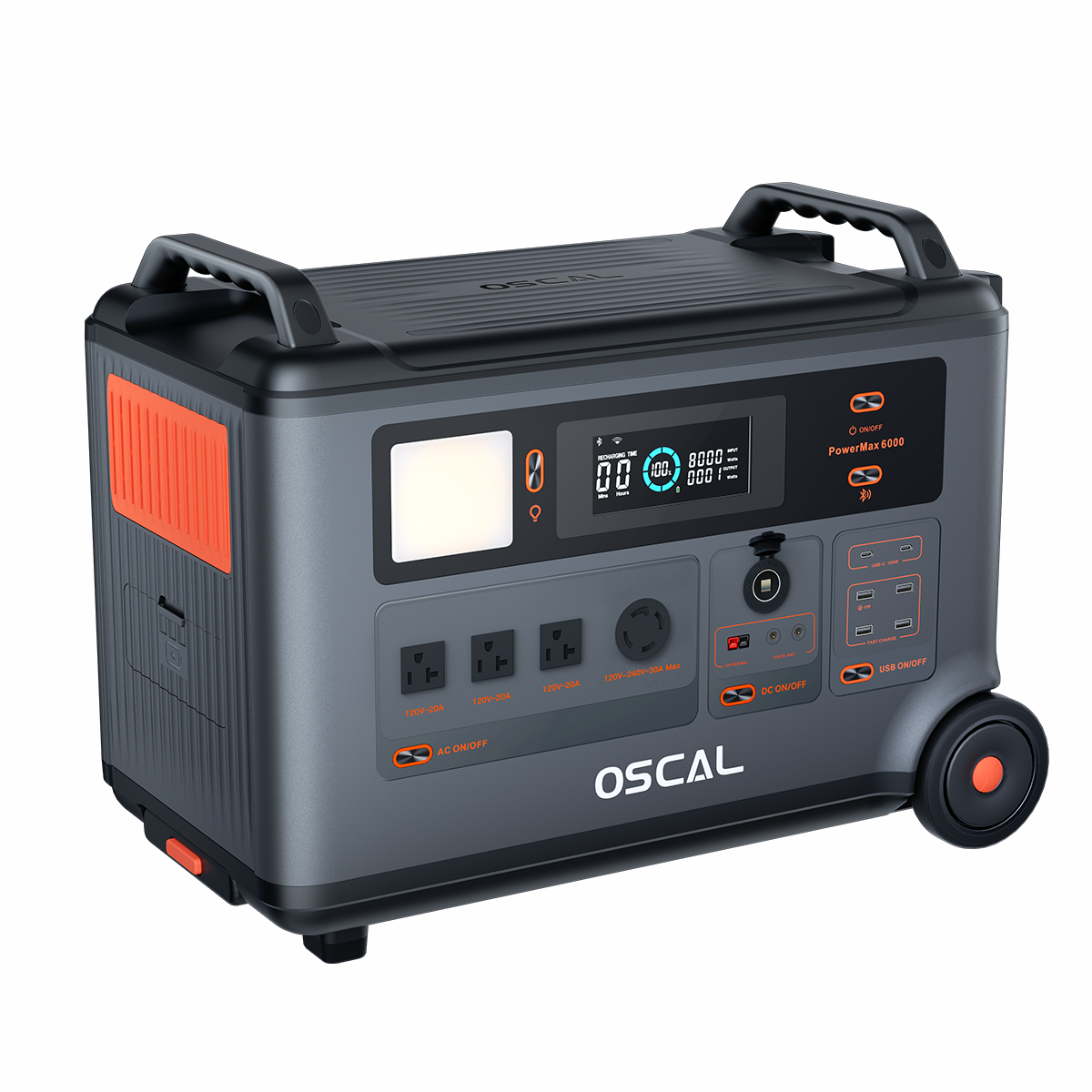 Oscal PowerMax 6000 6000W Portable Power Station (PowerMax-6000)
