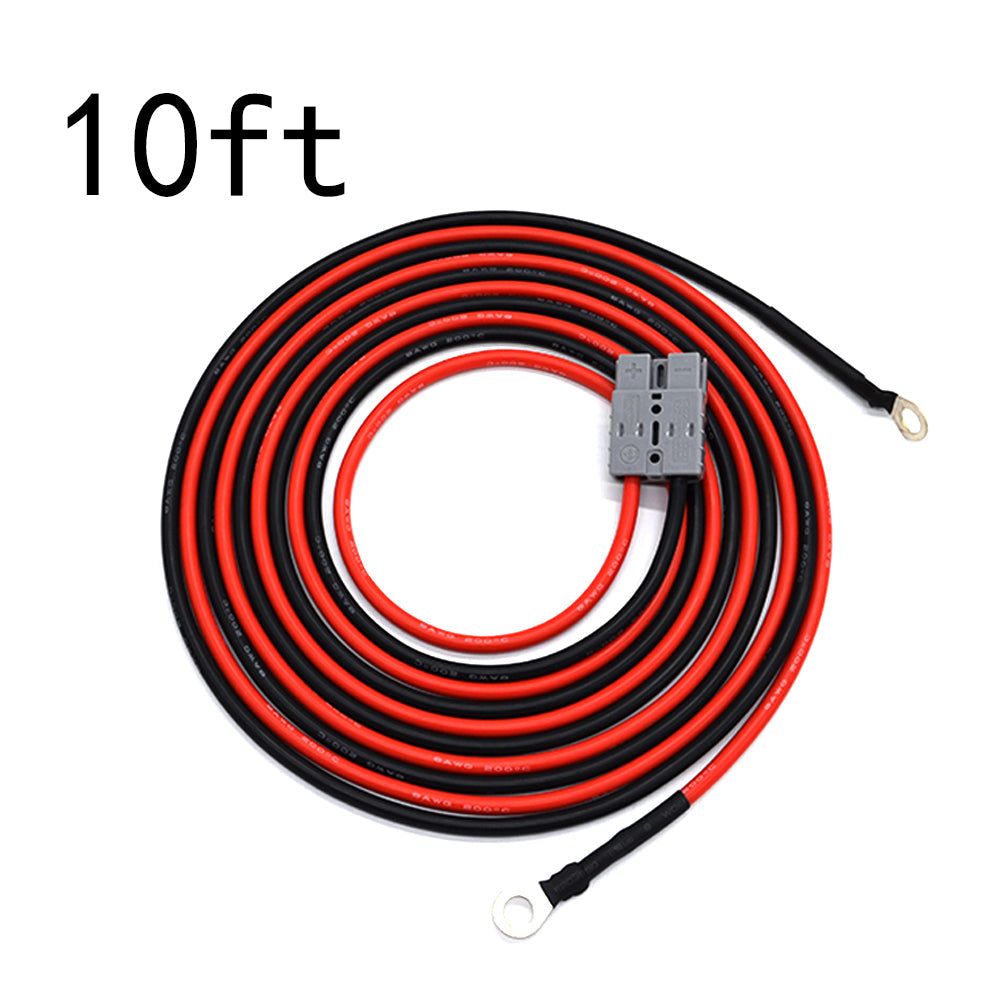 ACOPOWER 9ft 8AWG Anderson-Ring Cable HY-AS-AR0809