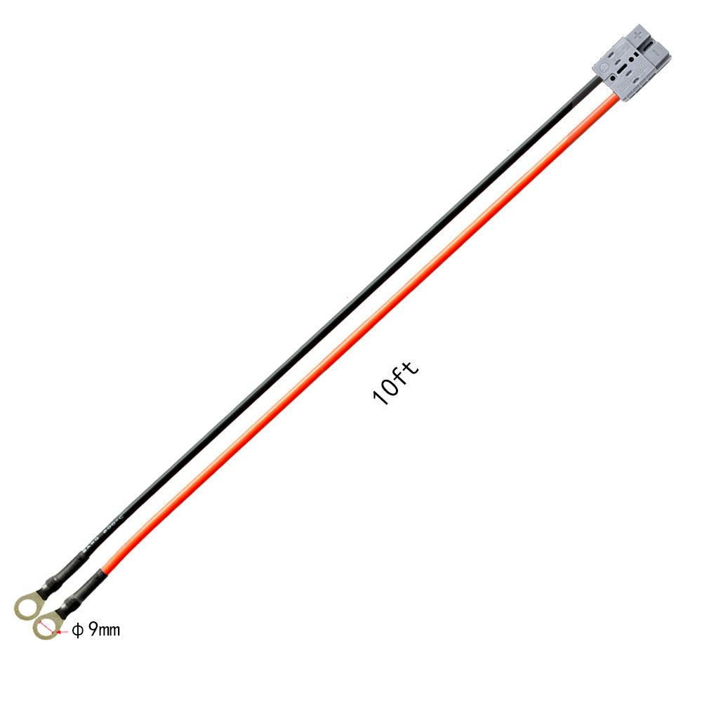 ACOPOWER 9ft 8AWG Anderson-Ring Cable HY-AS-AR0809