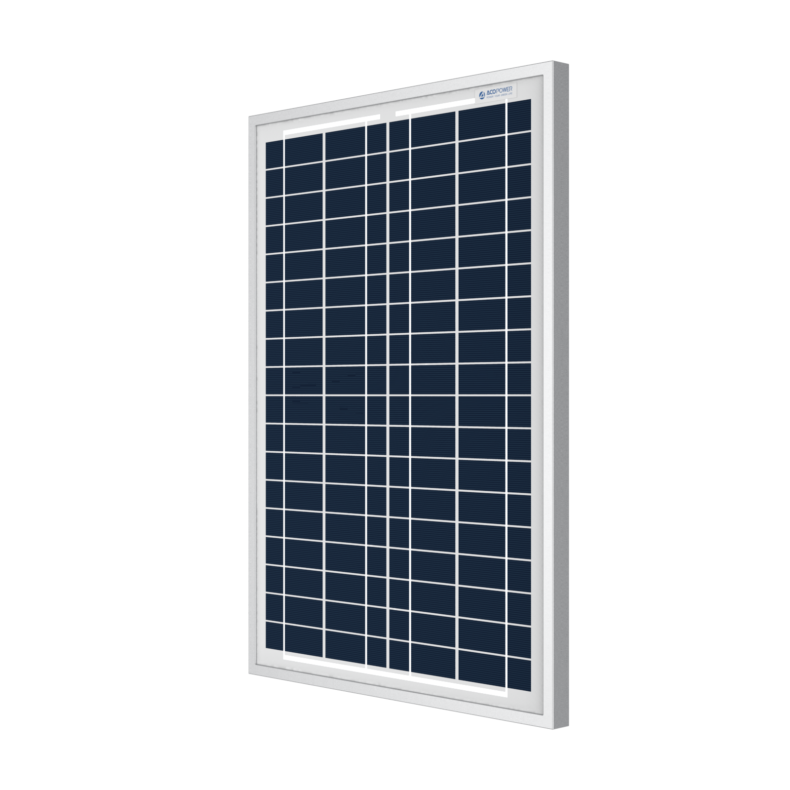 ACOPOWER 25 Watt 12 Volt Polycrystalline Solar Panel HY025-12P