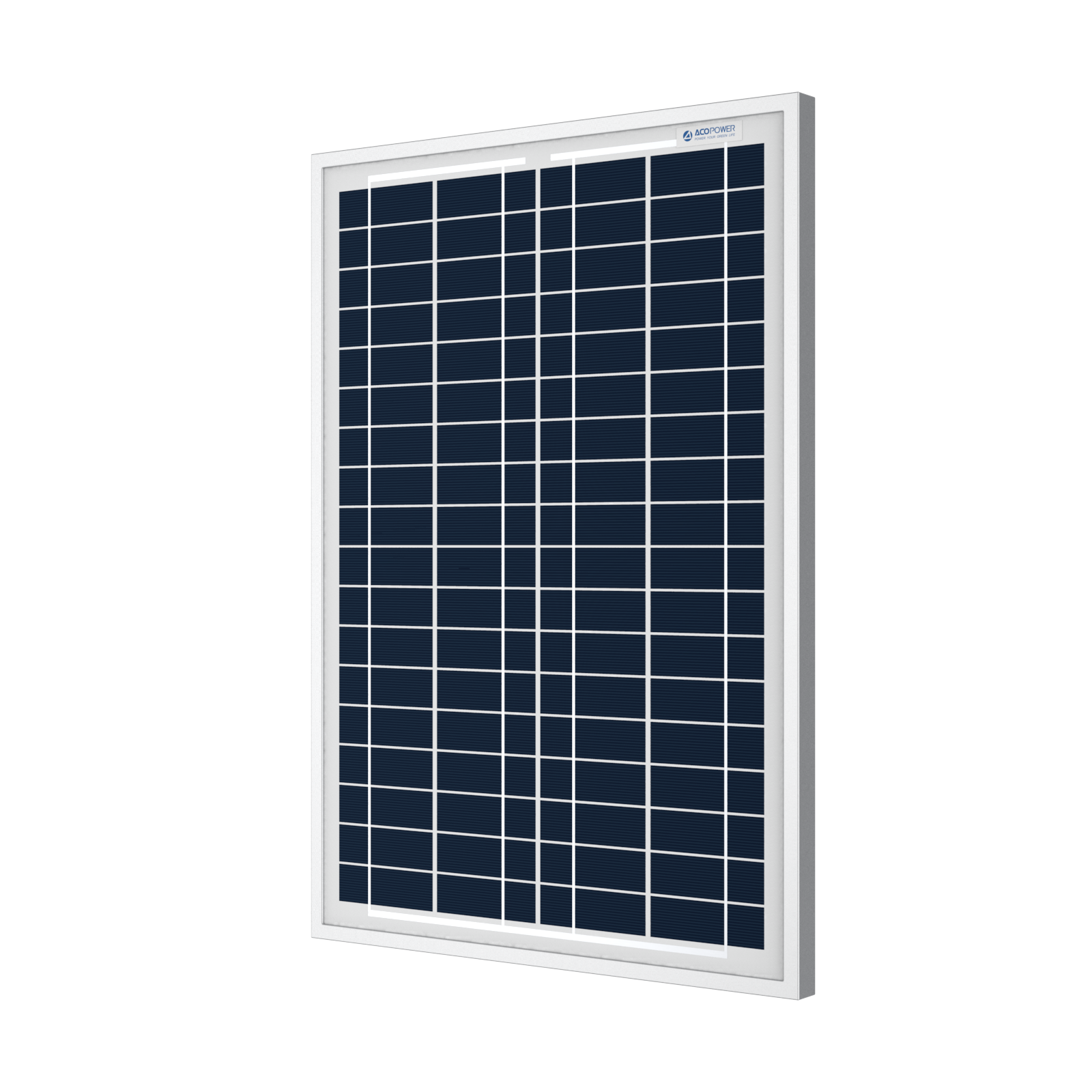 ACOPOWER 25 Watt 12 Volt Polycrystalline Solar Panel HY025-12P