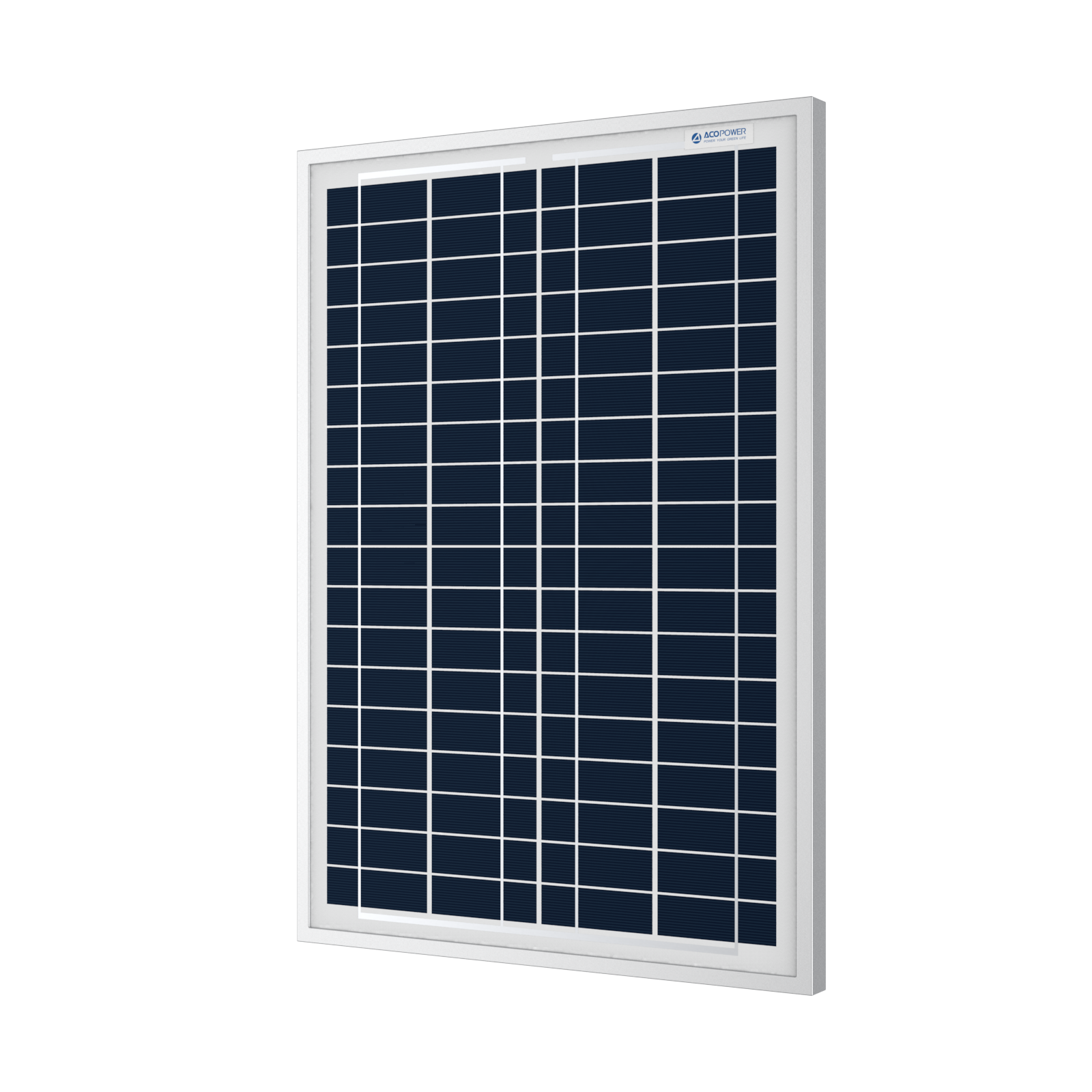 ACOPOWER 25 Watt 12 Volt Polycrystalline Solar Panel HY025-12P