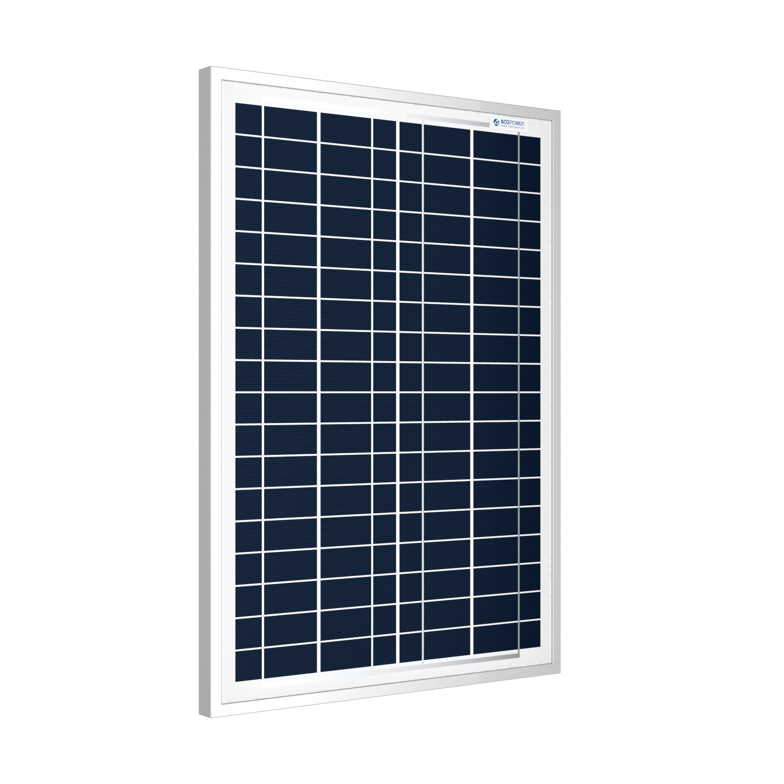 ACOPOWER 25 Watt 12 Volt Polycrystalline Solar Panel HY025-12P
