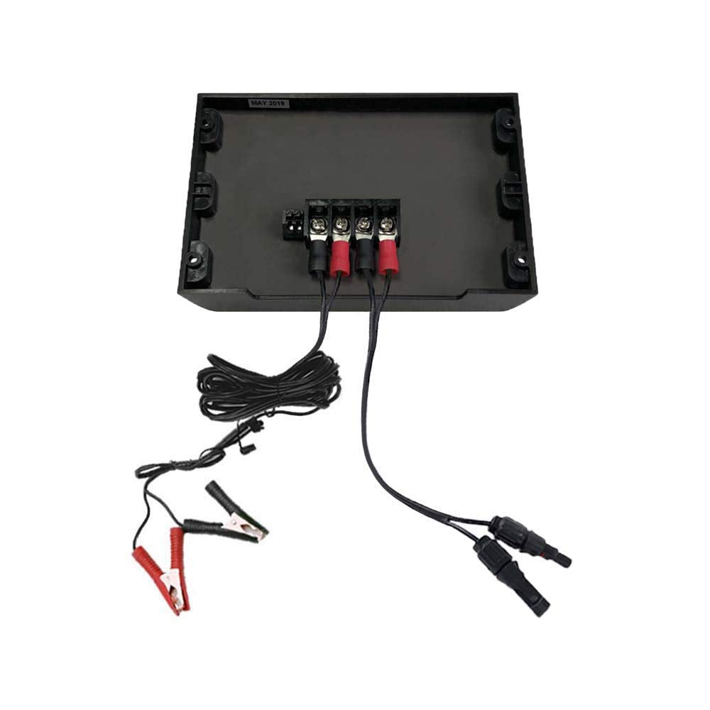 ACO Power ProteusX 20A PWM Charge Controller w/ Alligator Clips & Solar Connector HY-PWM-PX20AK