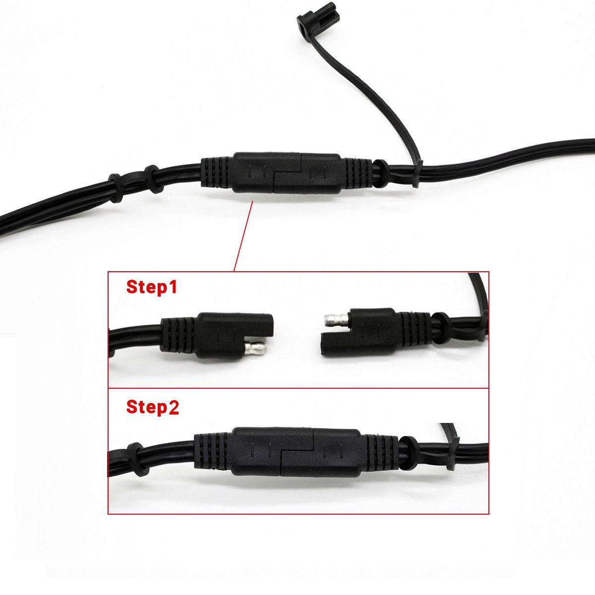 ACOPOWER SAE- SAE 14AWG 20ft extension Cable HY-AS-SS1420