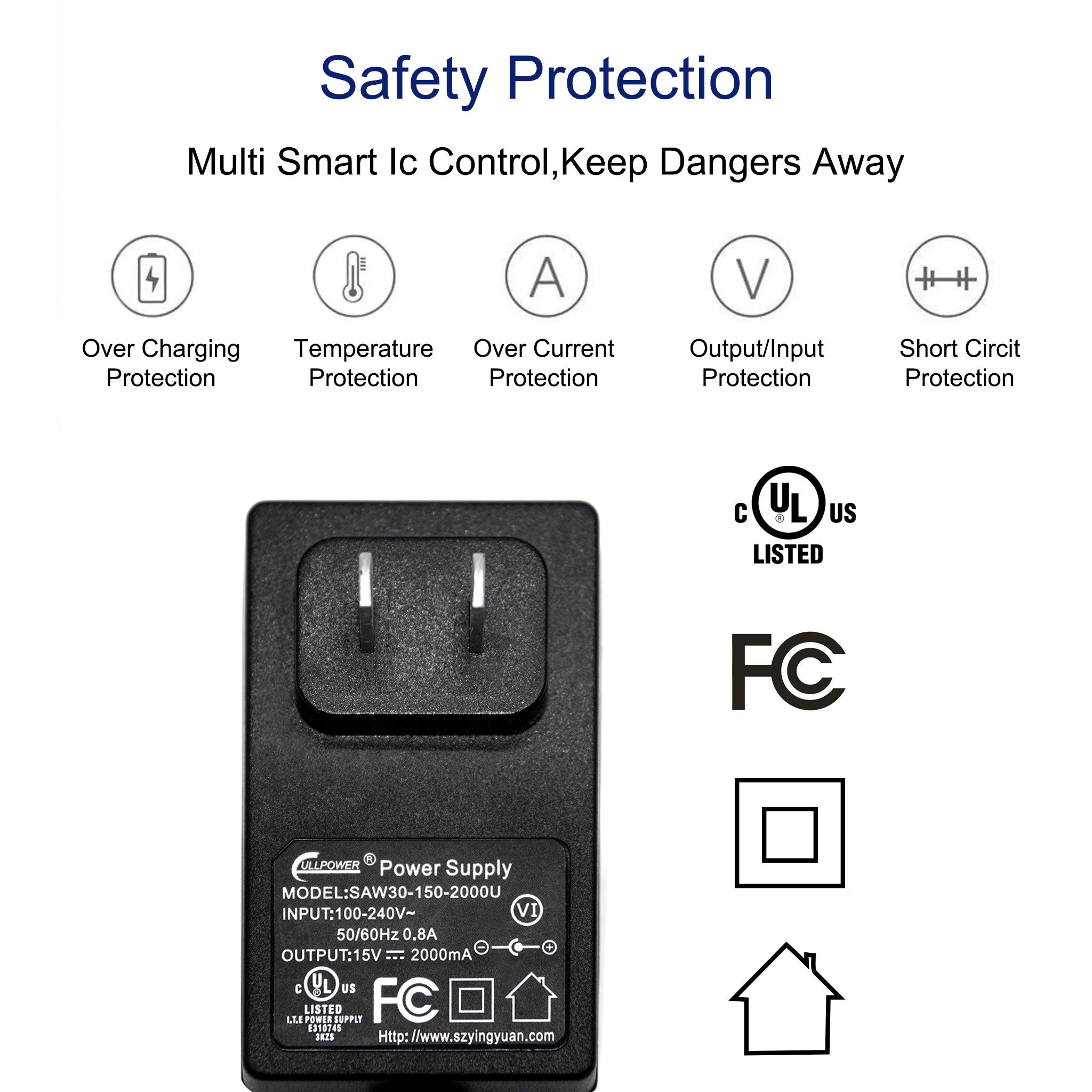 ACOPOWER AC Charge Adapter for 150wh Solar Generaor HY-AS-AC35135