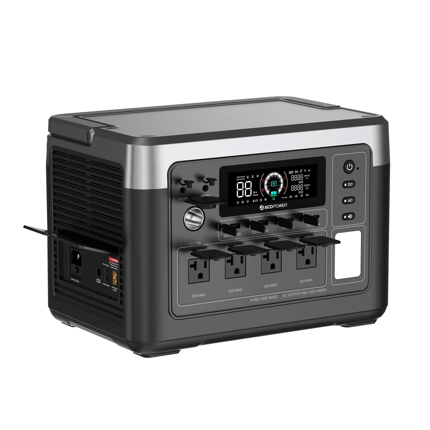 ACOPOWER P1000 PLUS Portable Power Station 1800W/1024Wh HY-P1000
