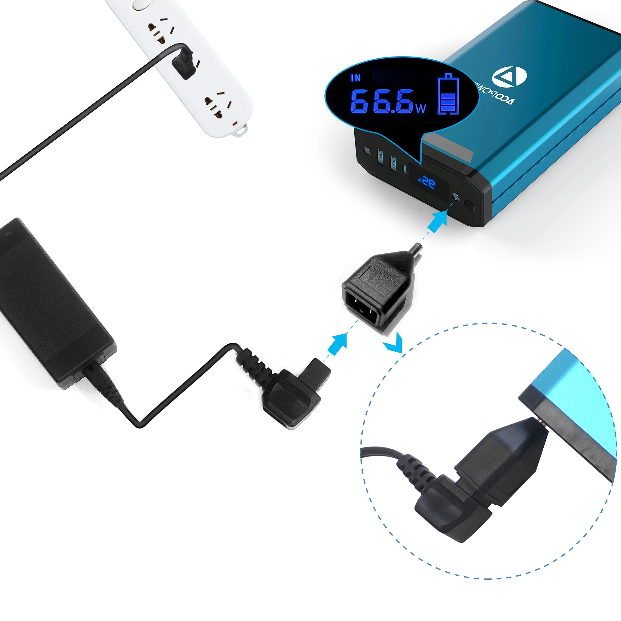 ACOPOWER Converter for 193wh Battery X230 HY-AS-FZ-X230 Converter
