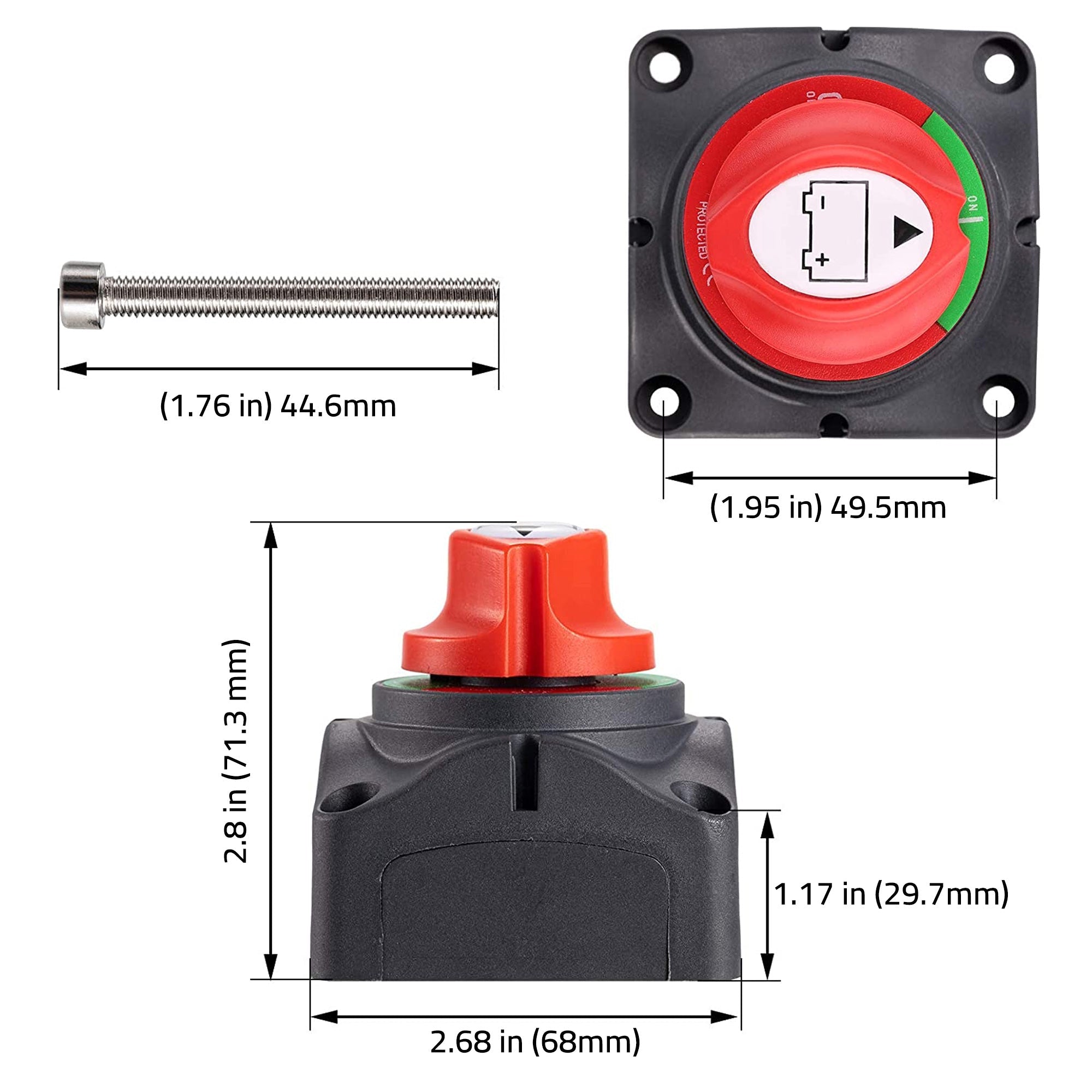 ACOPOWER 12-48V Battery Power Switch HY-AS-BTSwT
