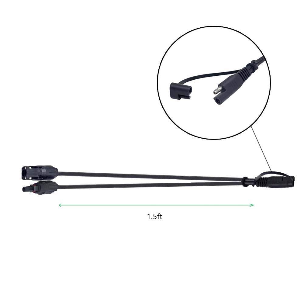 ACOPOWER Solar Panel Connector-SAE Adapter HY-AS-MS