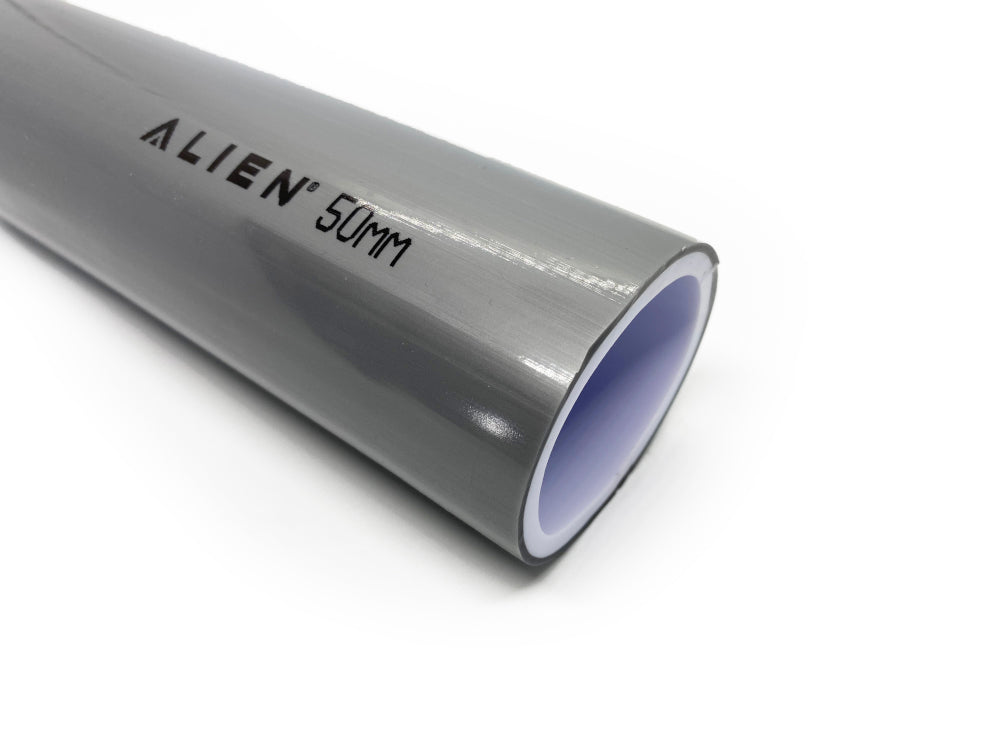 Alien Hydroponics Pipe 50mm Silver 66cm Piece