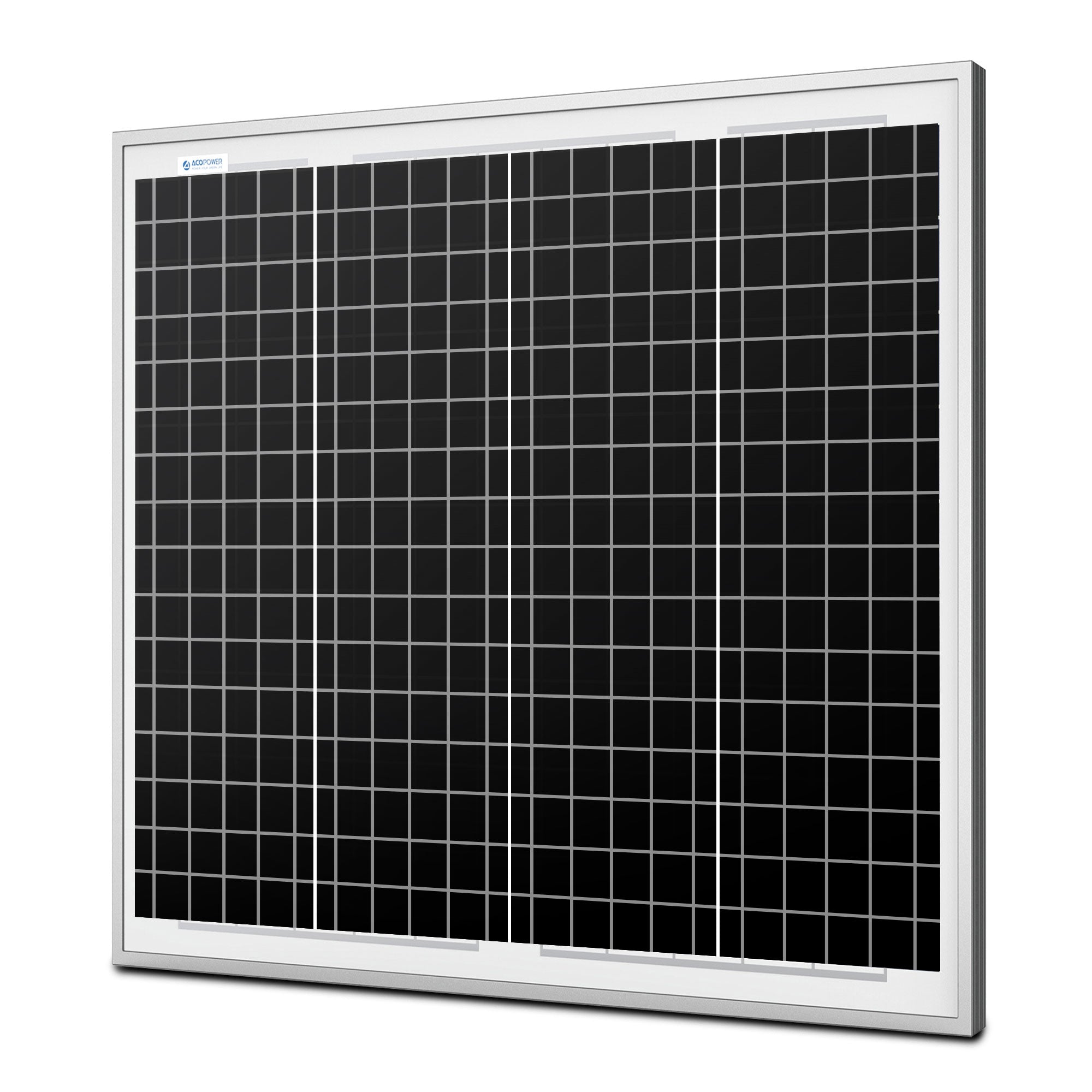 ACOPOWER 50 Watt 12 Volt Monocrystalline Solar Panel HY050-12M