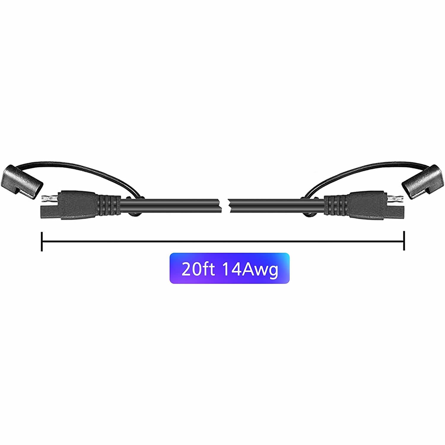 ACOPOWER SAE- SAE 14AWG 20ft extension Cable HY-AS-SS1420