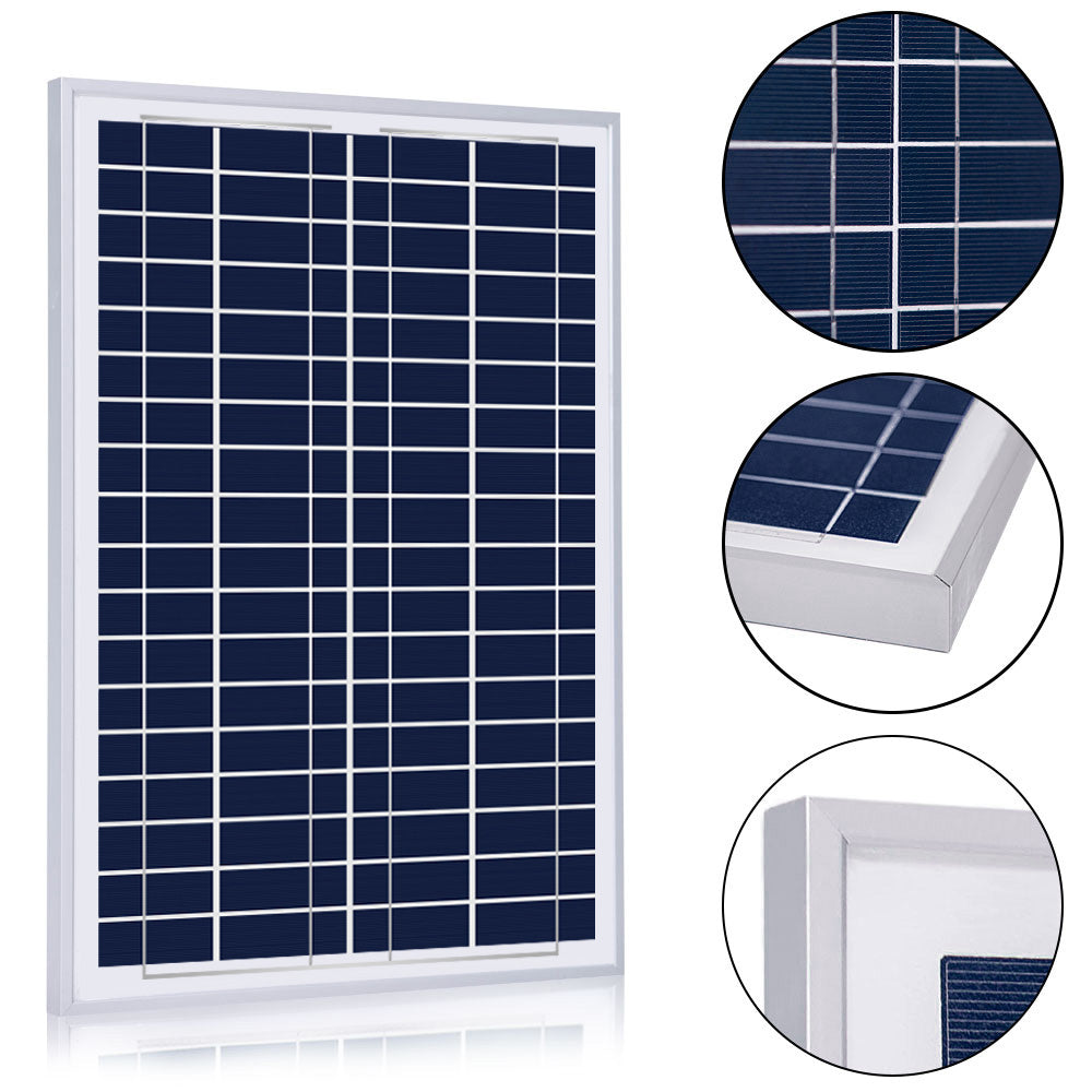 ACOPower 25W Off-grid Solar Kits, 5A charge controller with SAE connector HY-CKP-25W