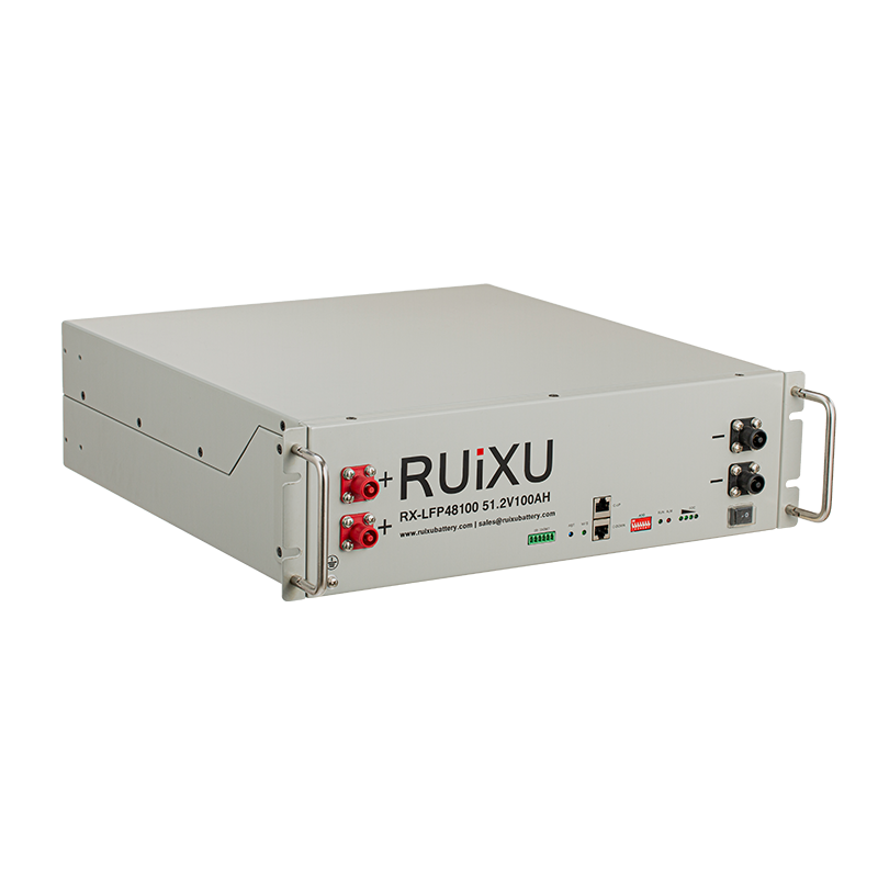 RUiXU | 19" Rack Mounted 3U Module | Self-heating | UL1973 9540A CEC SGIP | RX-LFP48100-H