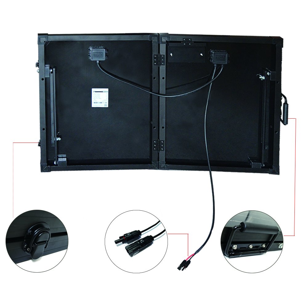 ACOPower PTP 100W Portable Solar Panel Expansion Briefcase HY-PTP-100W