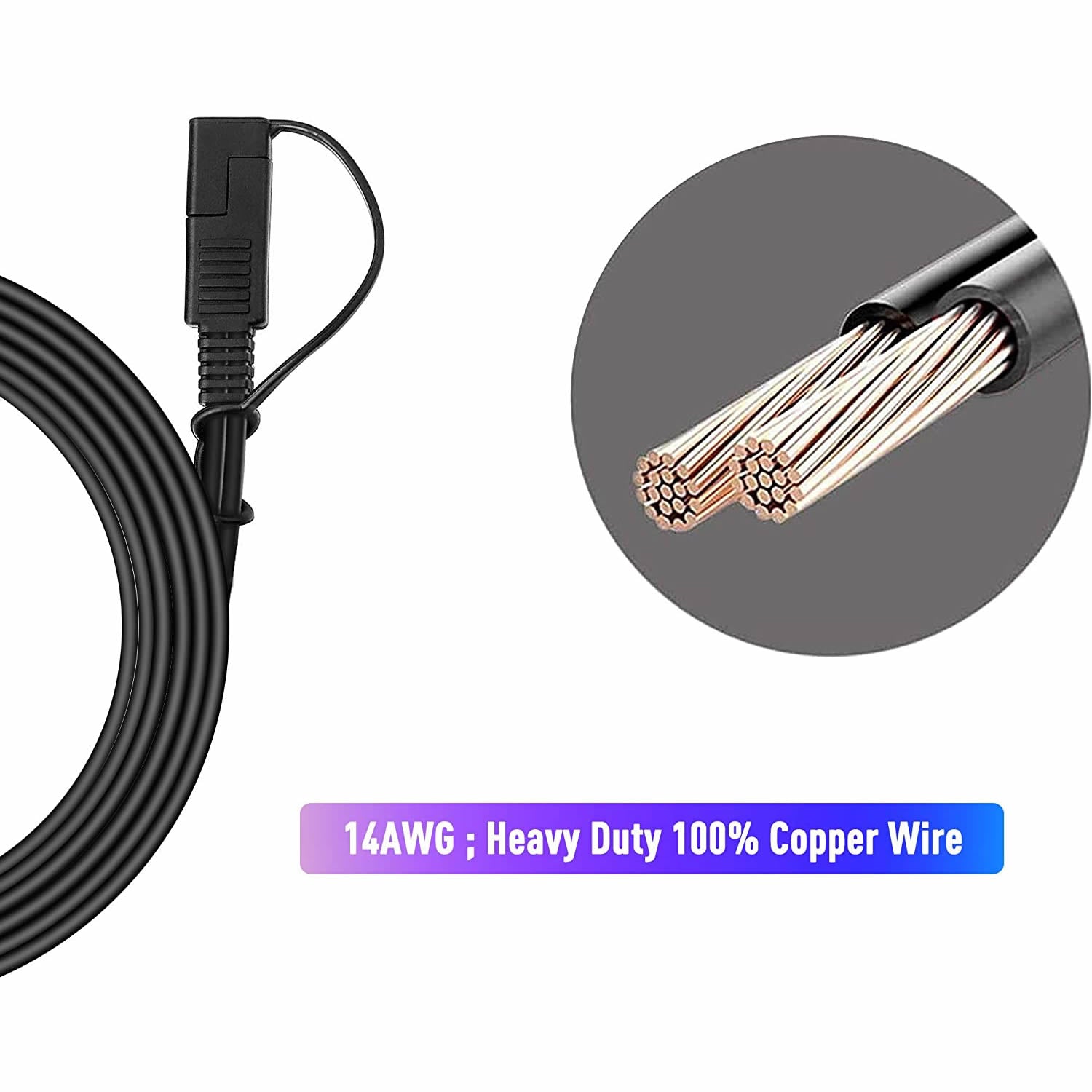 ACOPOWER SAE- SAE 14AWG 20ft extension Cable HY-AS-SS1420