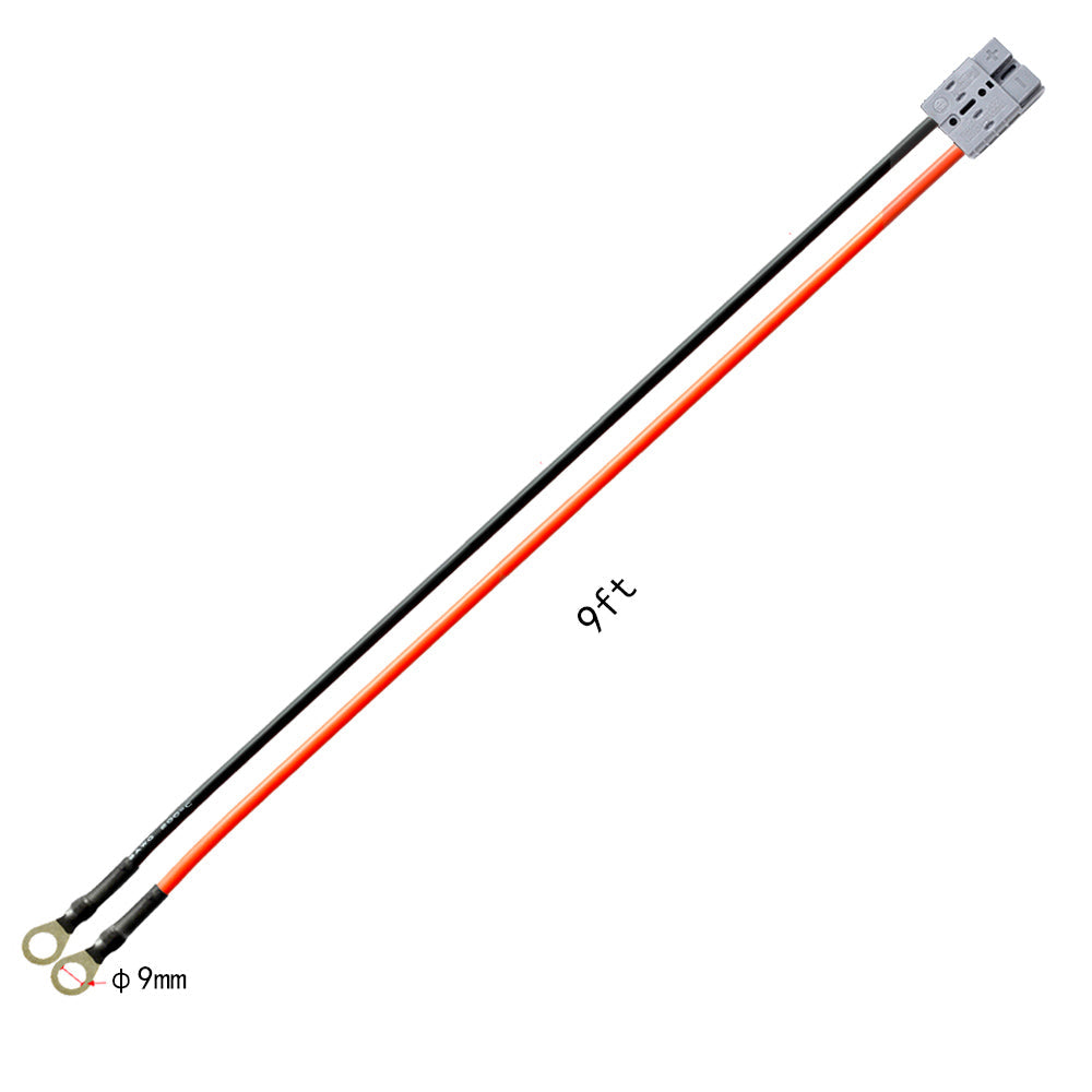 ACOPOWER 9ft 8AWG Anderson-Ring Cable HY-AS-AR0809