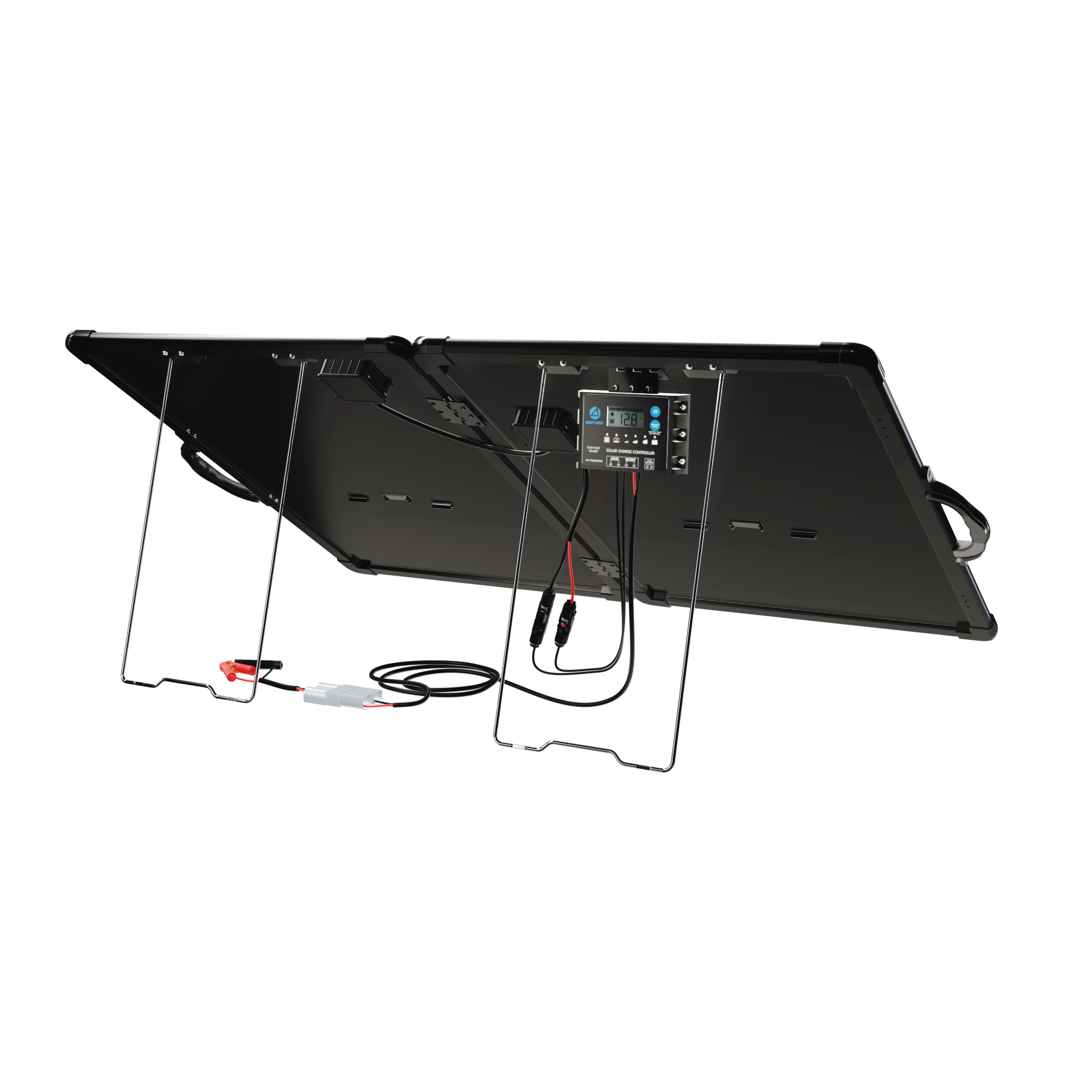 ACOPower Plk 120W Portable Solar Panel Kit, Lightweight Briefcase with 20A Charge Controller HY-PLK-120WPX20A