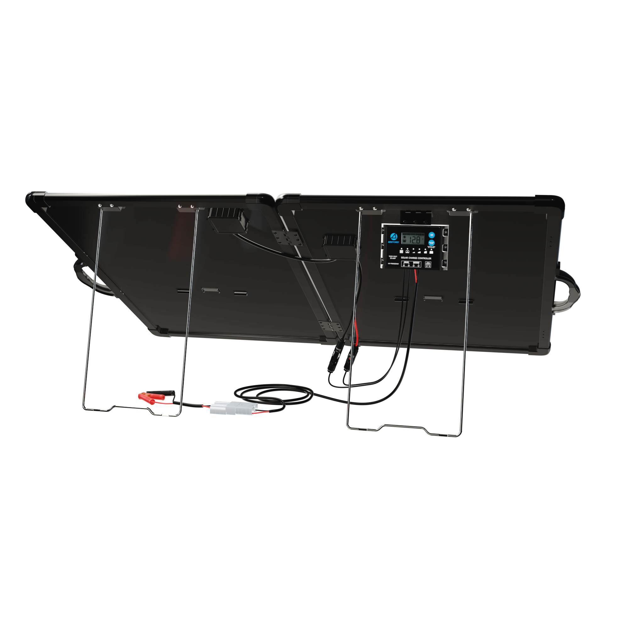 ACOPower Plk 120W Portable Solar Panel Kit, Lightweight Briefcase with 20A Charge Controller HY-PLK-120WPX20A