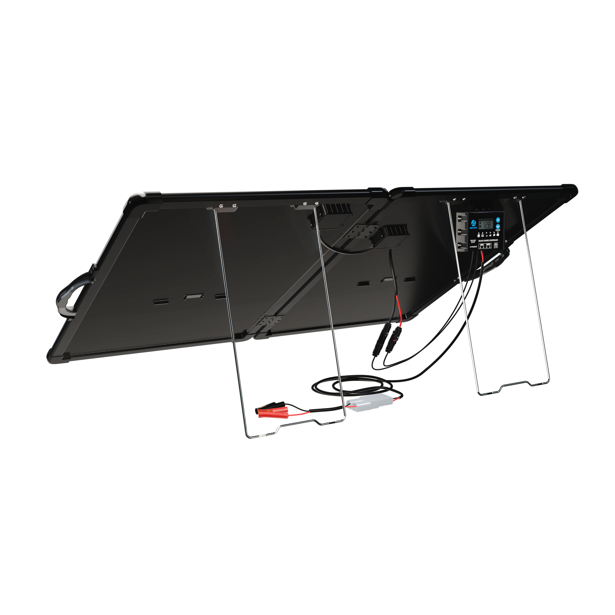 ACOPower Plk 120W Portable Solar Panel Kit, Lightweight Briefcase with 20A Charge Controller HY-PLK-120WPX20A