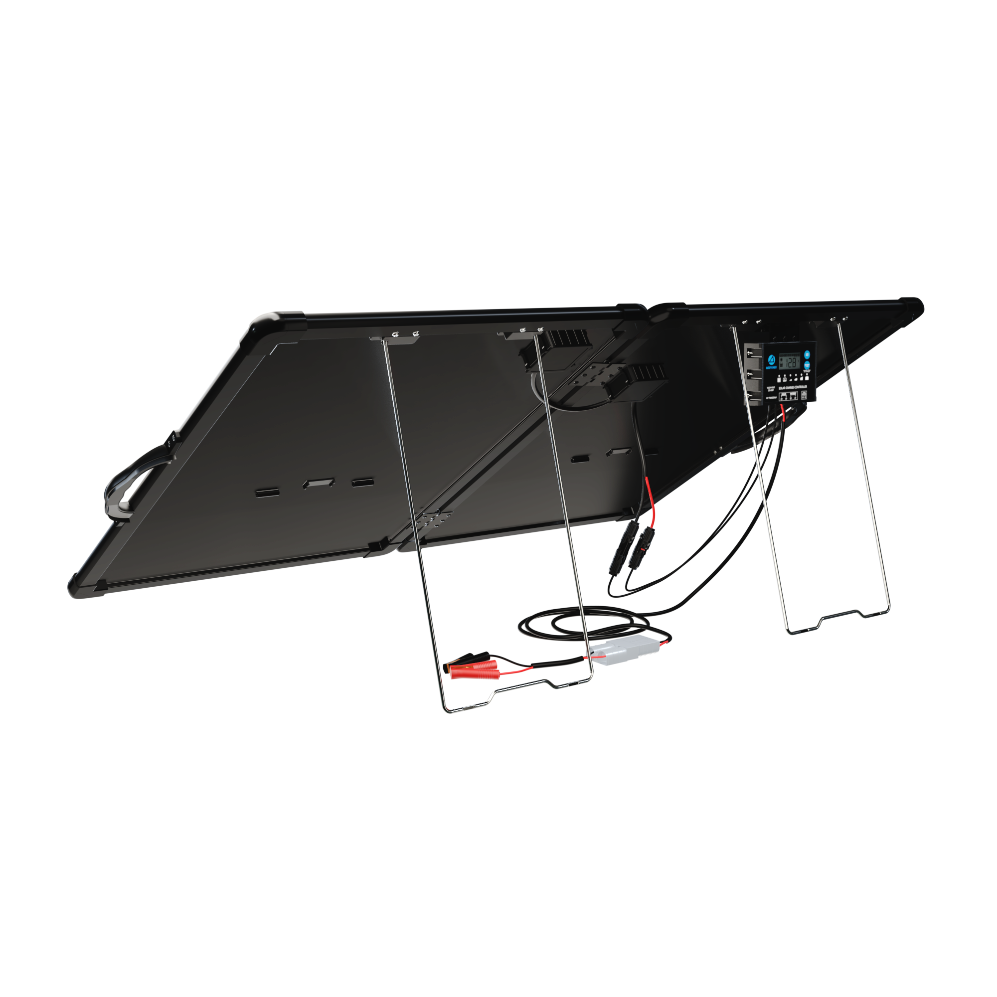 ACOPower Plk 120W Portable Solar Panel Kit, Lightweight Briefcase with 20A Charge Controller HY-PLK-120WPX20A