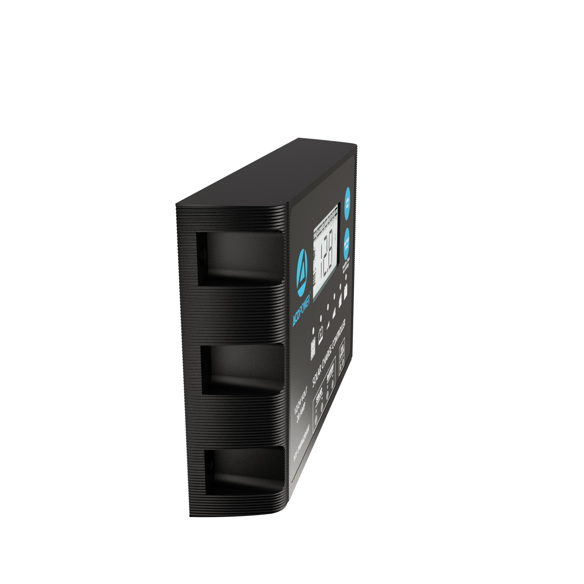 ACO Power ProteusX 20A PWM Charge Controller w/ Alligator Clips & Solar Connector HY-PWM-PX20AK