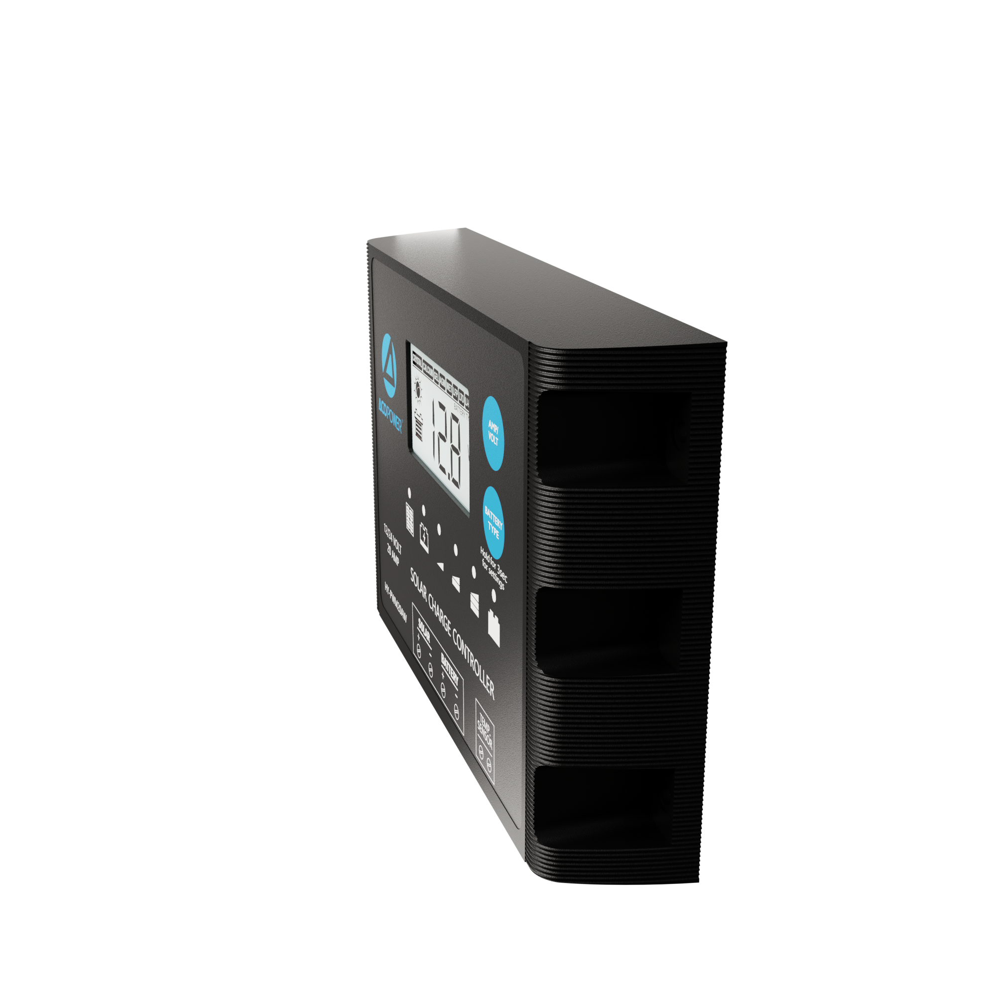 ACO Power ProteusX 20A PWM Charge Controller w/ Alligator Clips & Solar Connector HY-PWM-PX20AK
