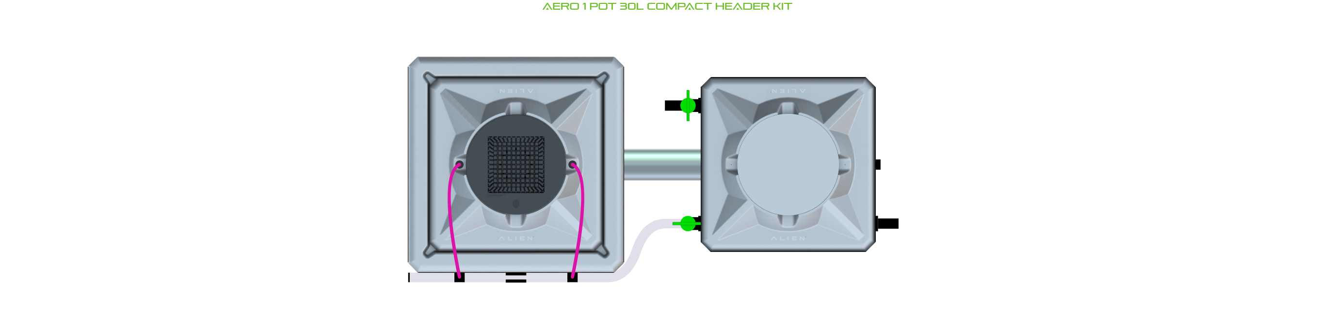 Alien Hydroponics AERO 1 Pot Kit