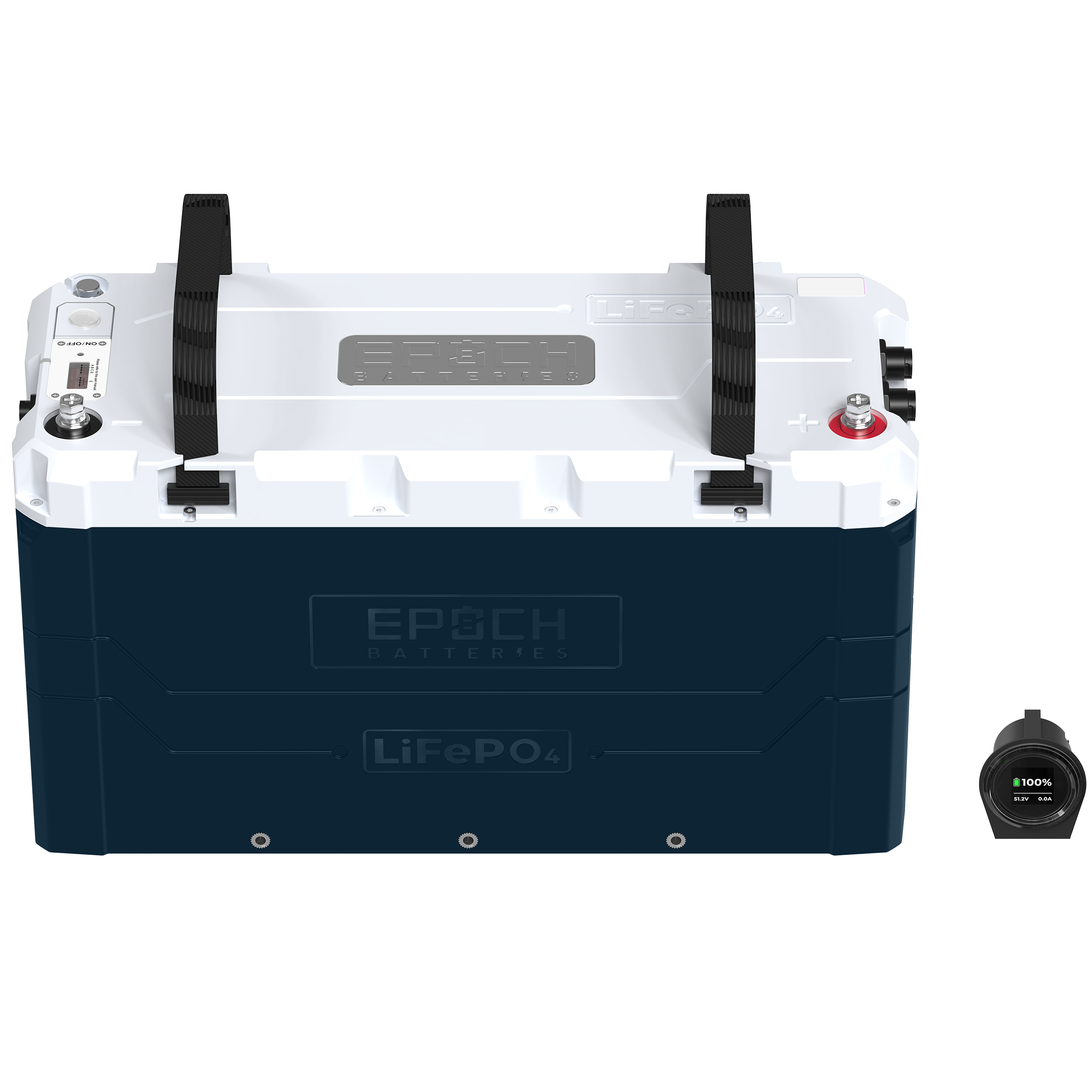Epoch 48V 100Ah V2 Elite Series - Heated & Bluetooth & Victron Comms LiFePO4 Battery (C48100A)