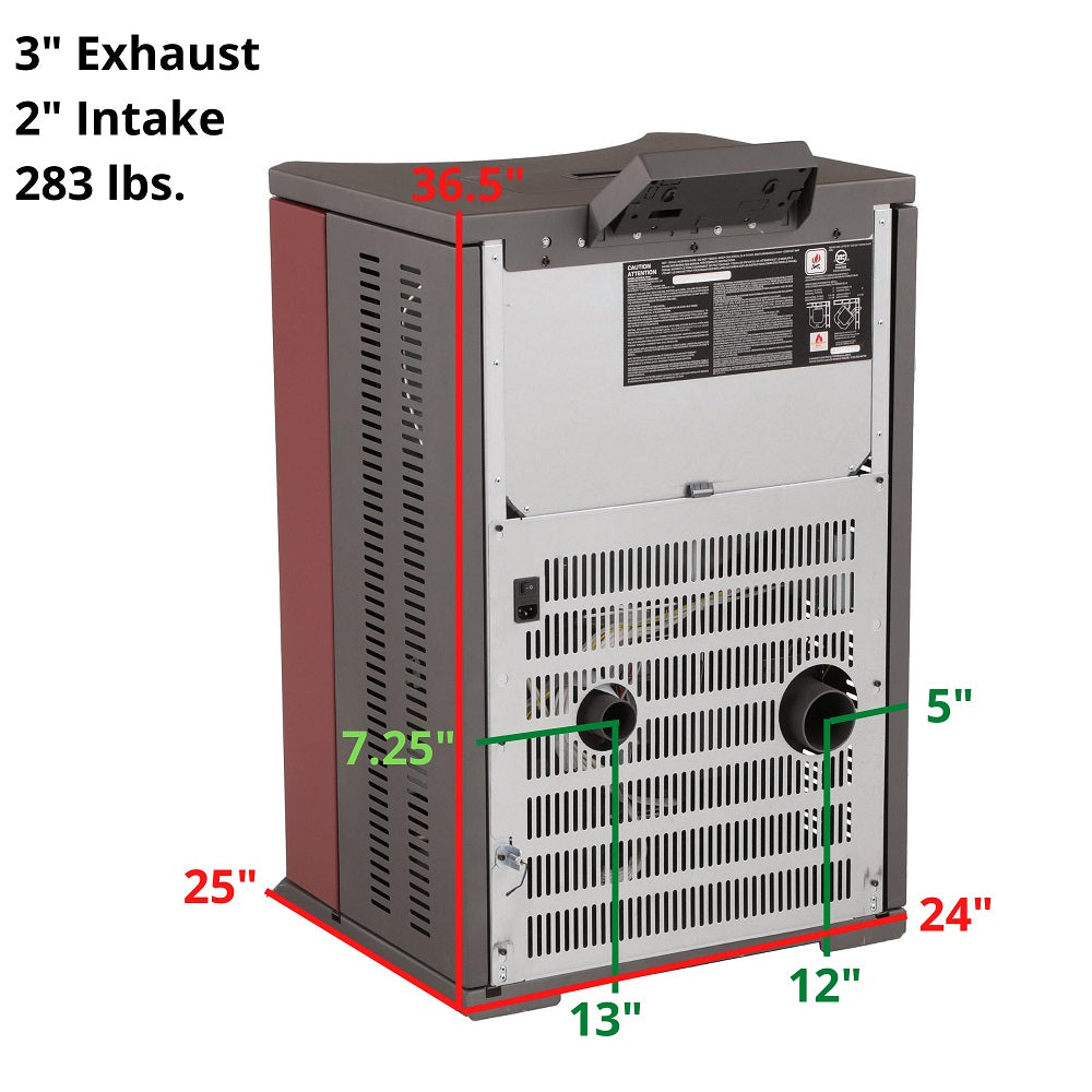 ComfortBilt Pellet Stove Brown HP22-N SS