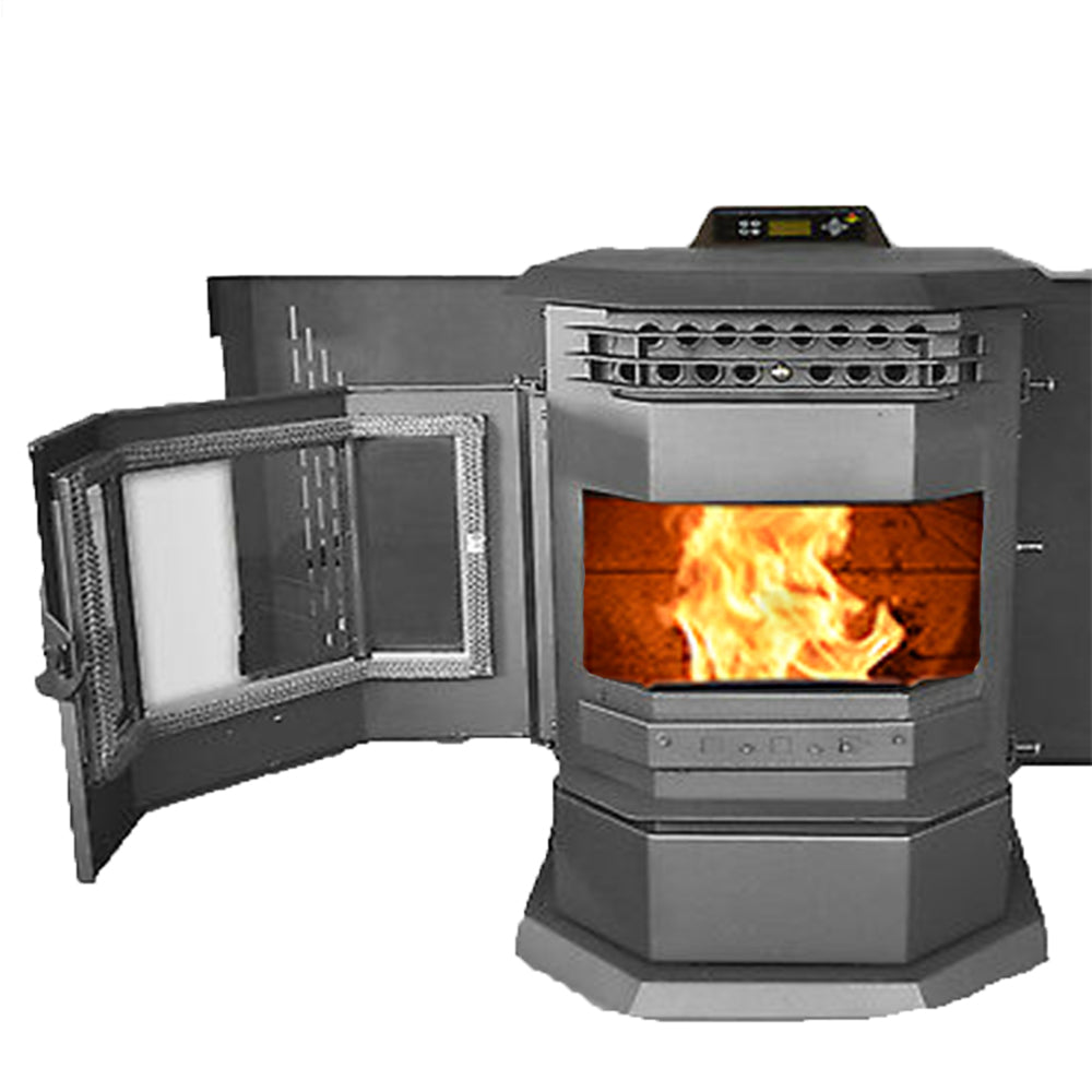 ComfortBilt Pellet Stove Black Stainless Steel HP22-SS