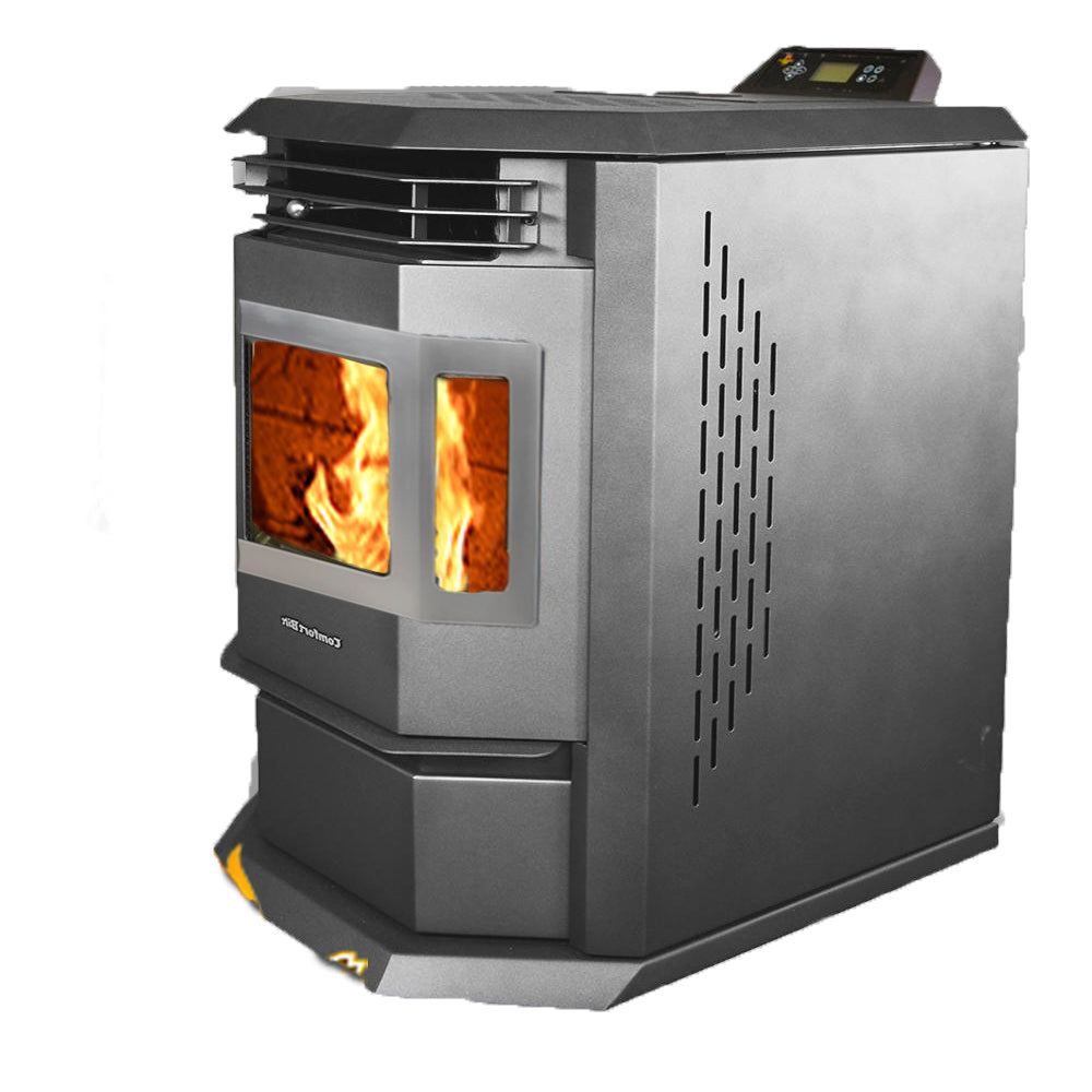 ComfortBilt Pellet Stove Black Stainless Steel HP22-SS