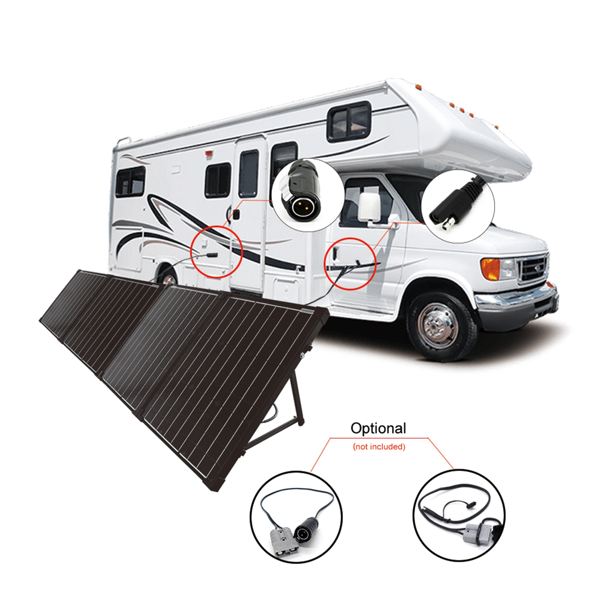 ACOPower Ptk 200W Portable Solar Panel Kit Briefcase HY-PTK-2x100W20A
