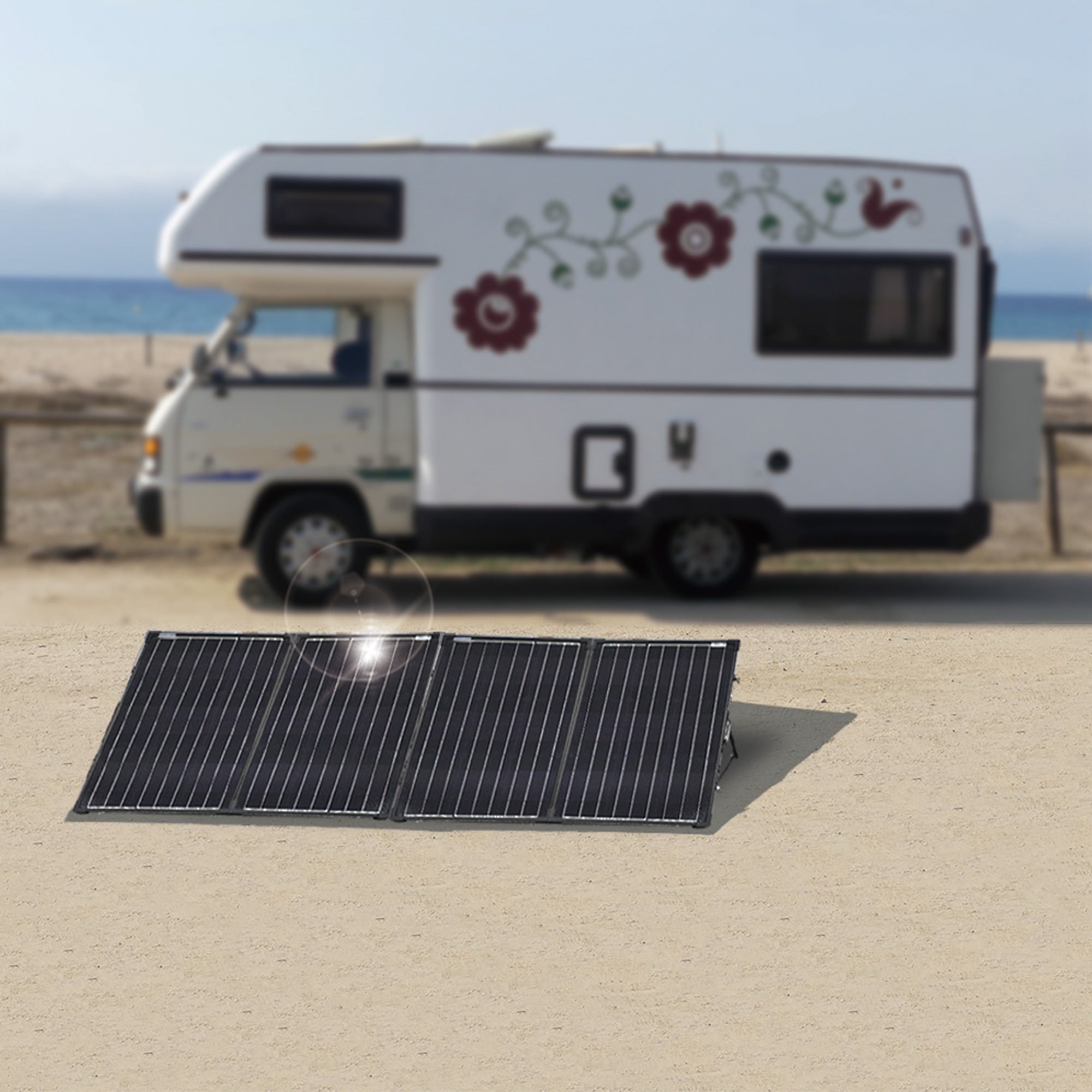 ACOPower Ptk 200W Portable Solar Panel Kit Briefcase HY-PTK-2x100W20A