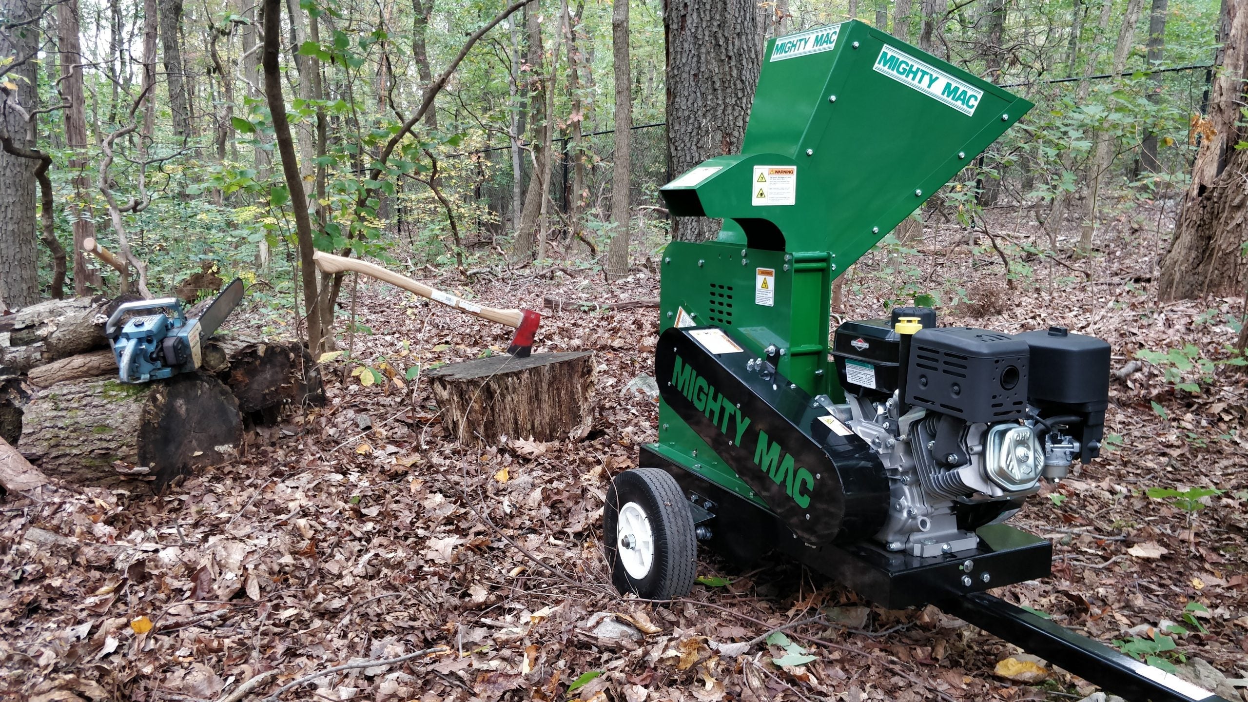 Mighty Mac™ Wood Chipper 4-3/4” Max Capacity - 11.5HP Briggs (WC475)